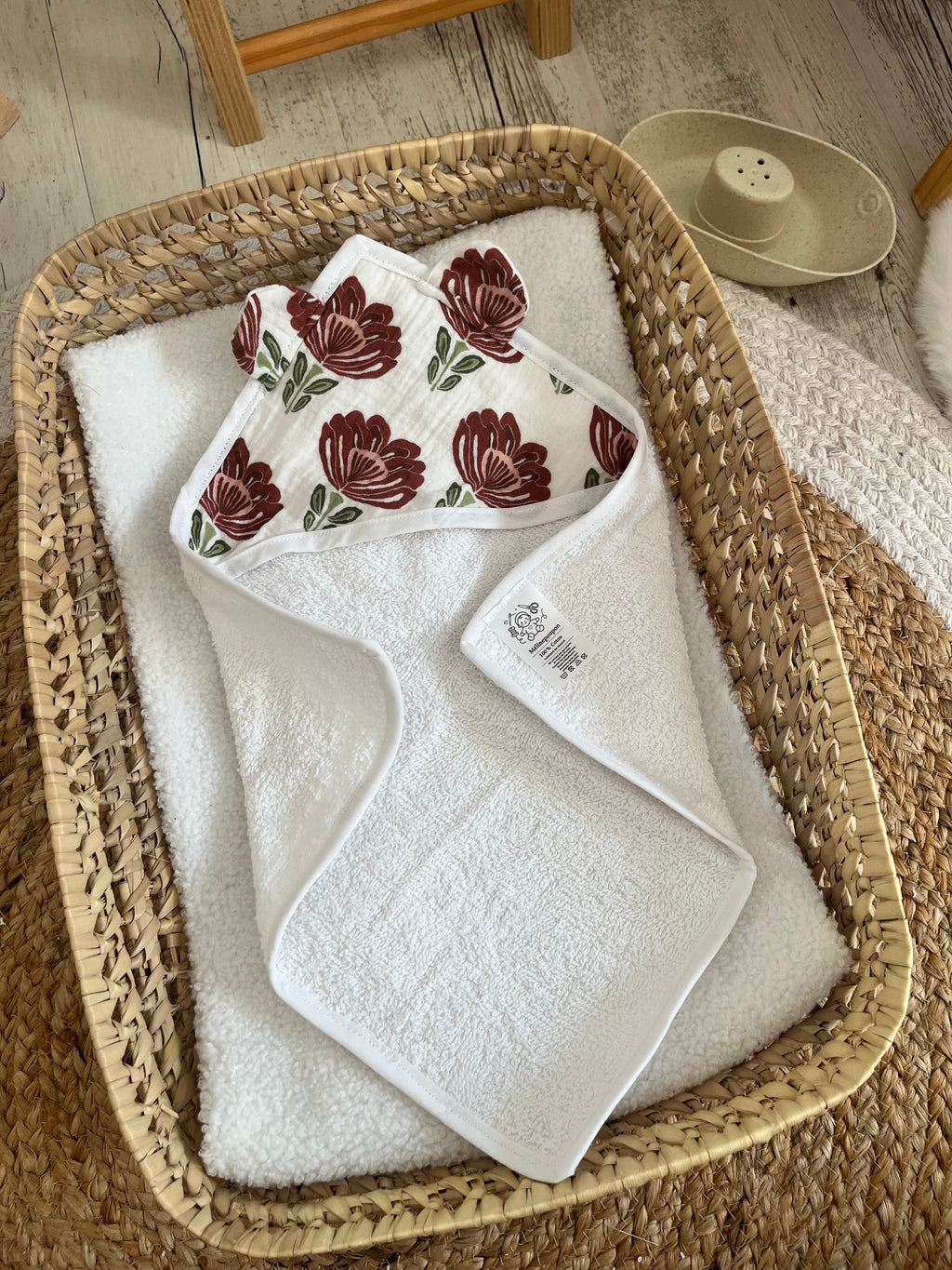 Sortie de bain marron