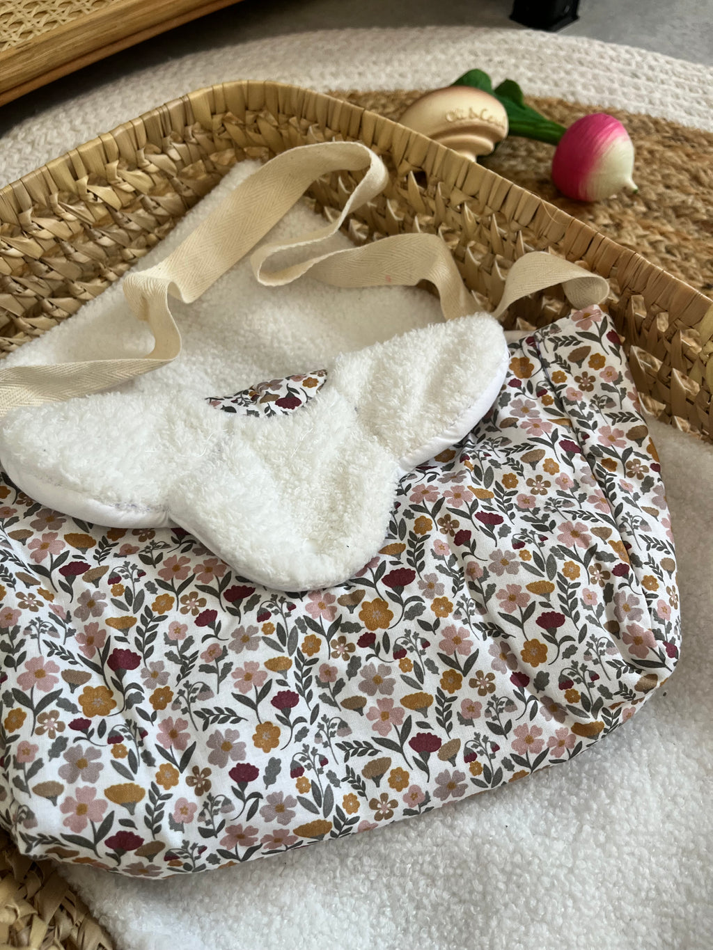 Sac à langer fleurs