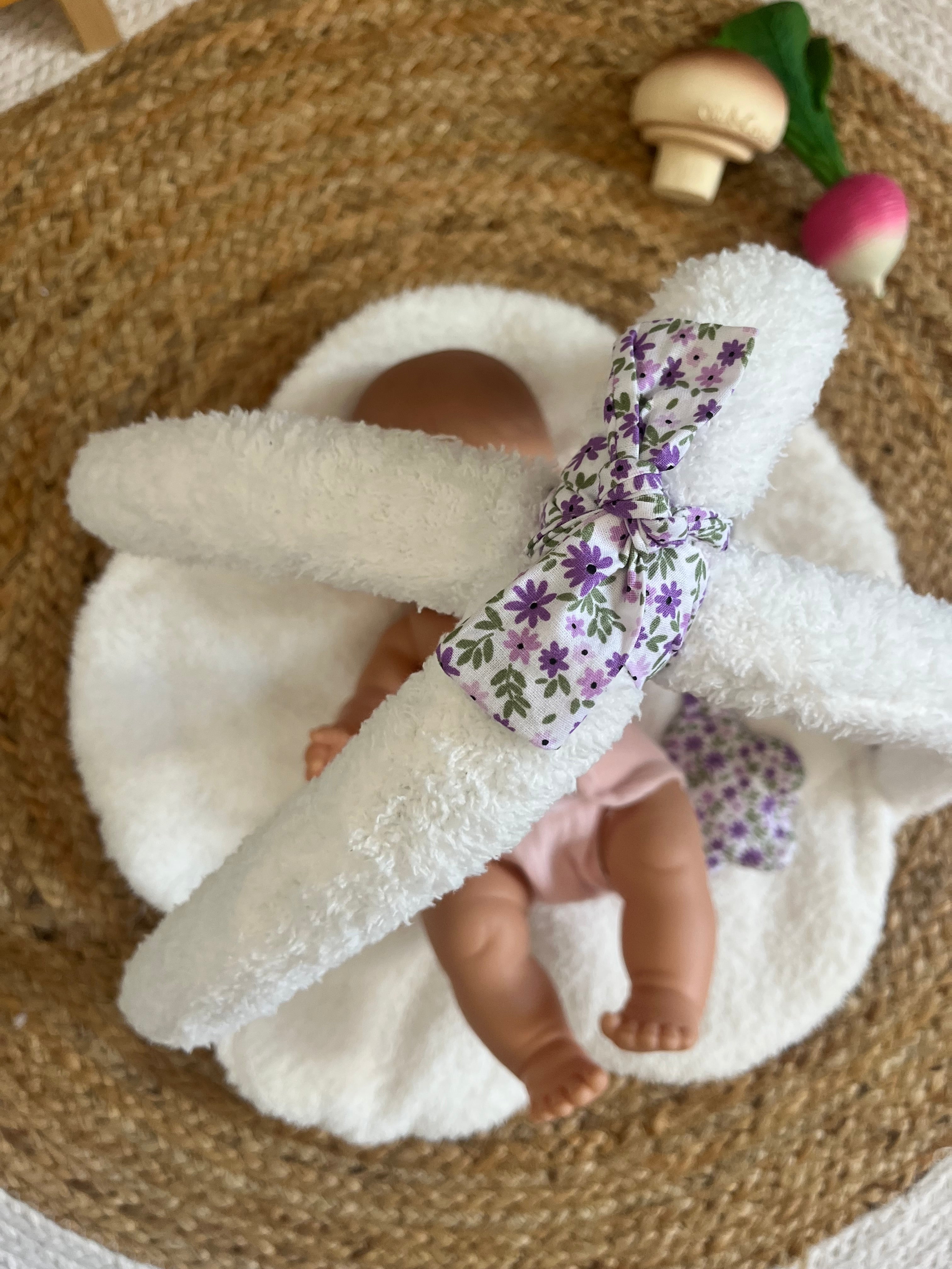 Tapis d’éveil poupée / poupon violet