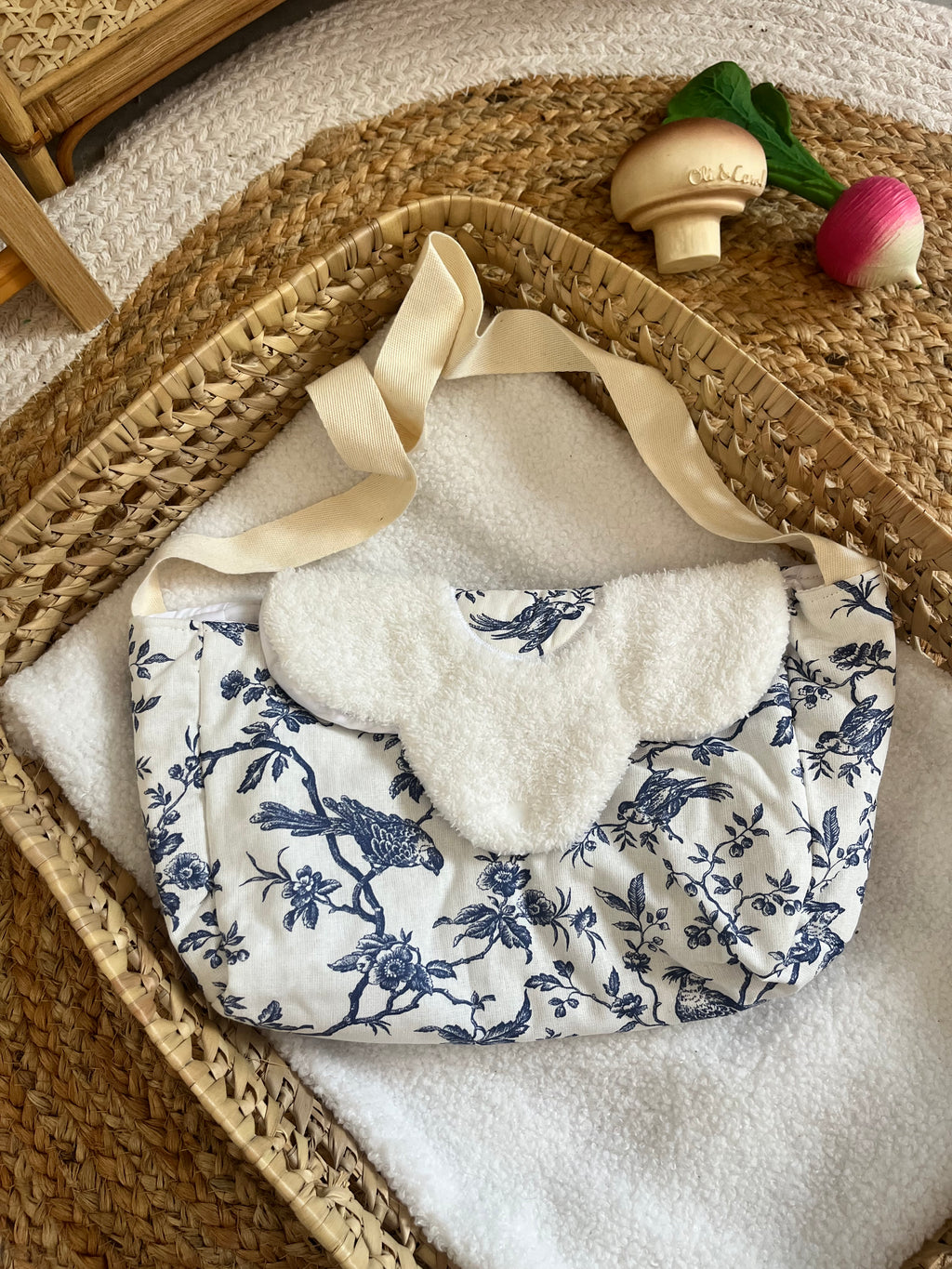 Sac à langer bleu