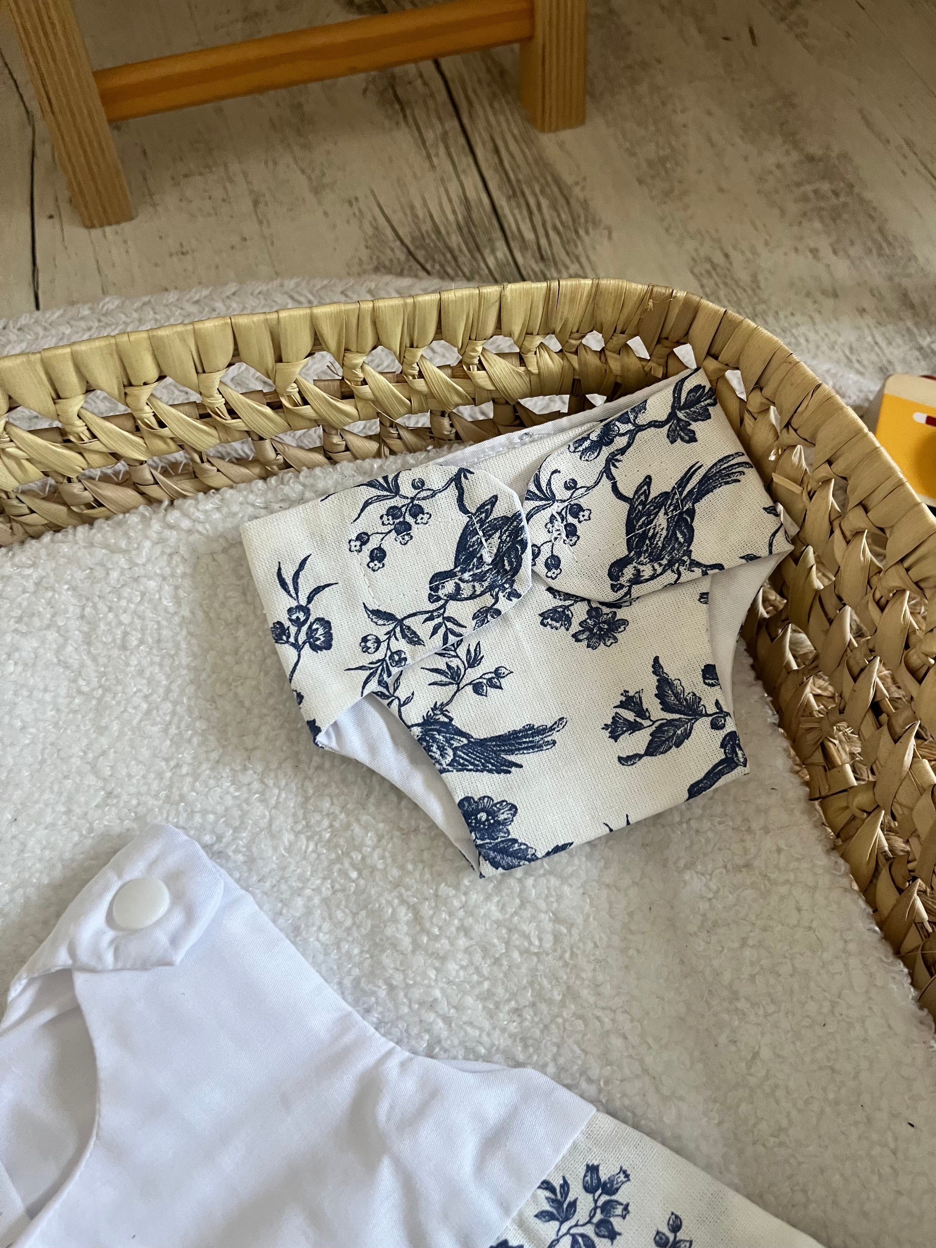 Gigoteuse + couche bleu