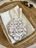 Porte bébé /poupée fleurie
