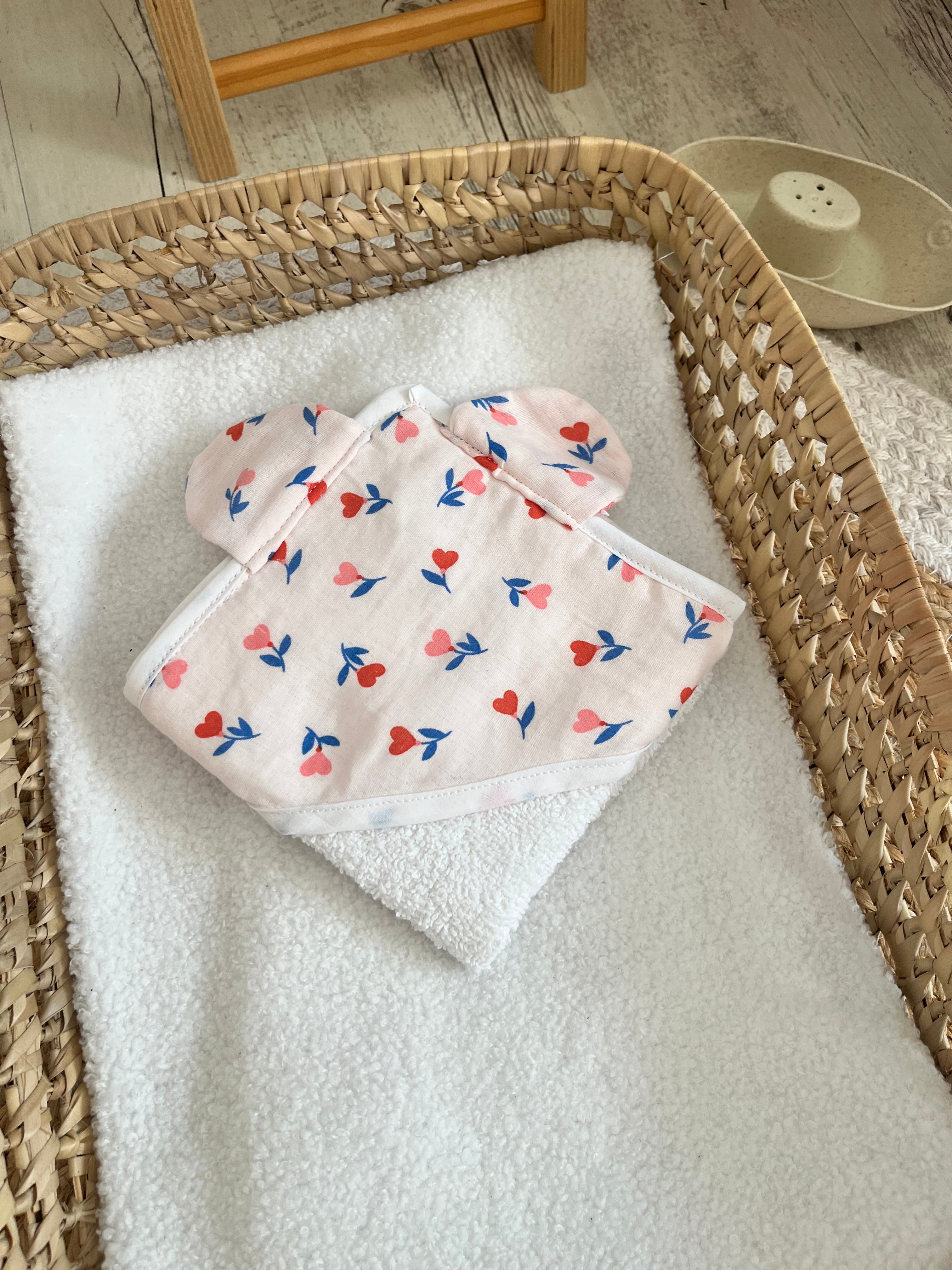 Sortie de bain rose