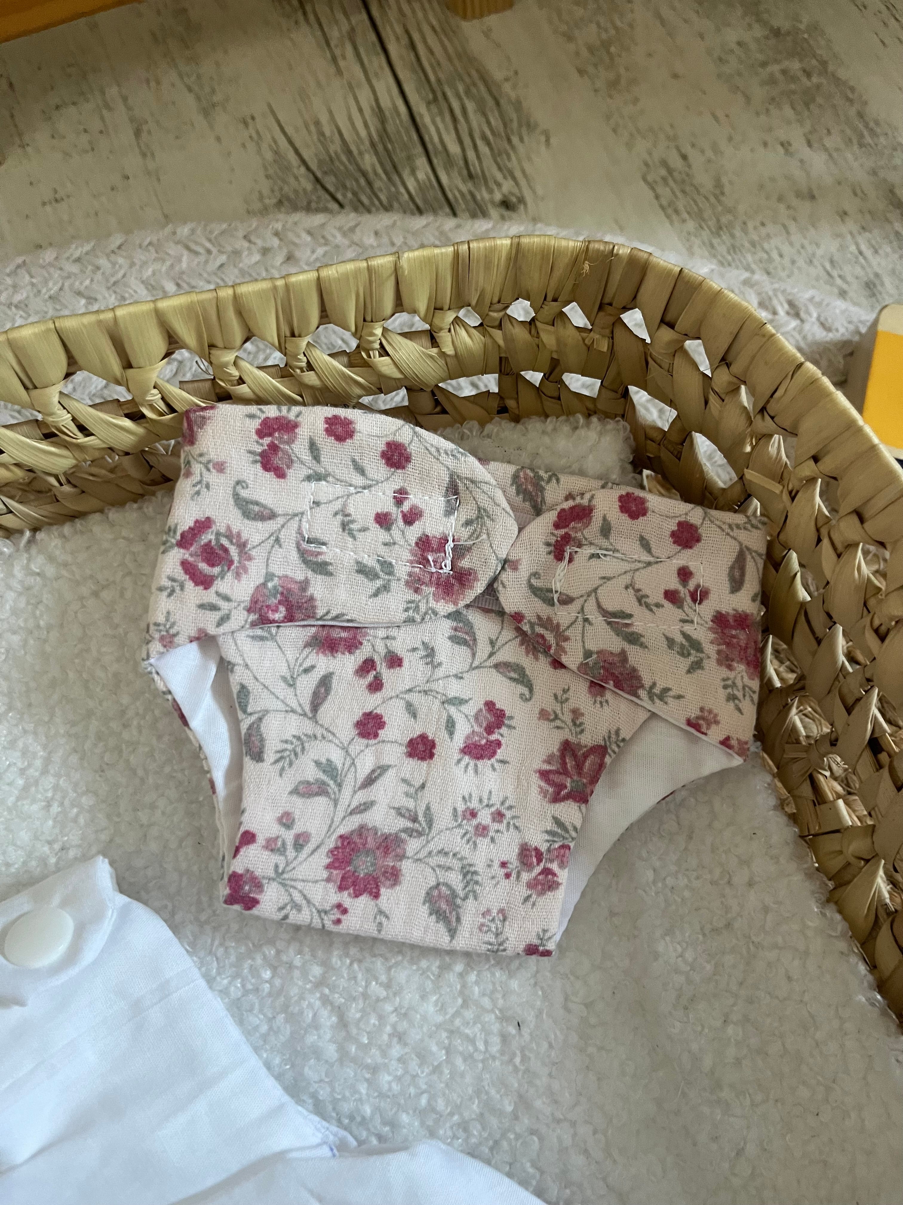 Gigoteuse + couche fleur