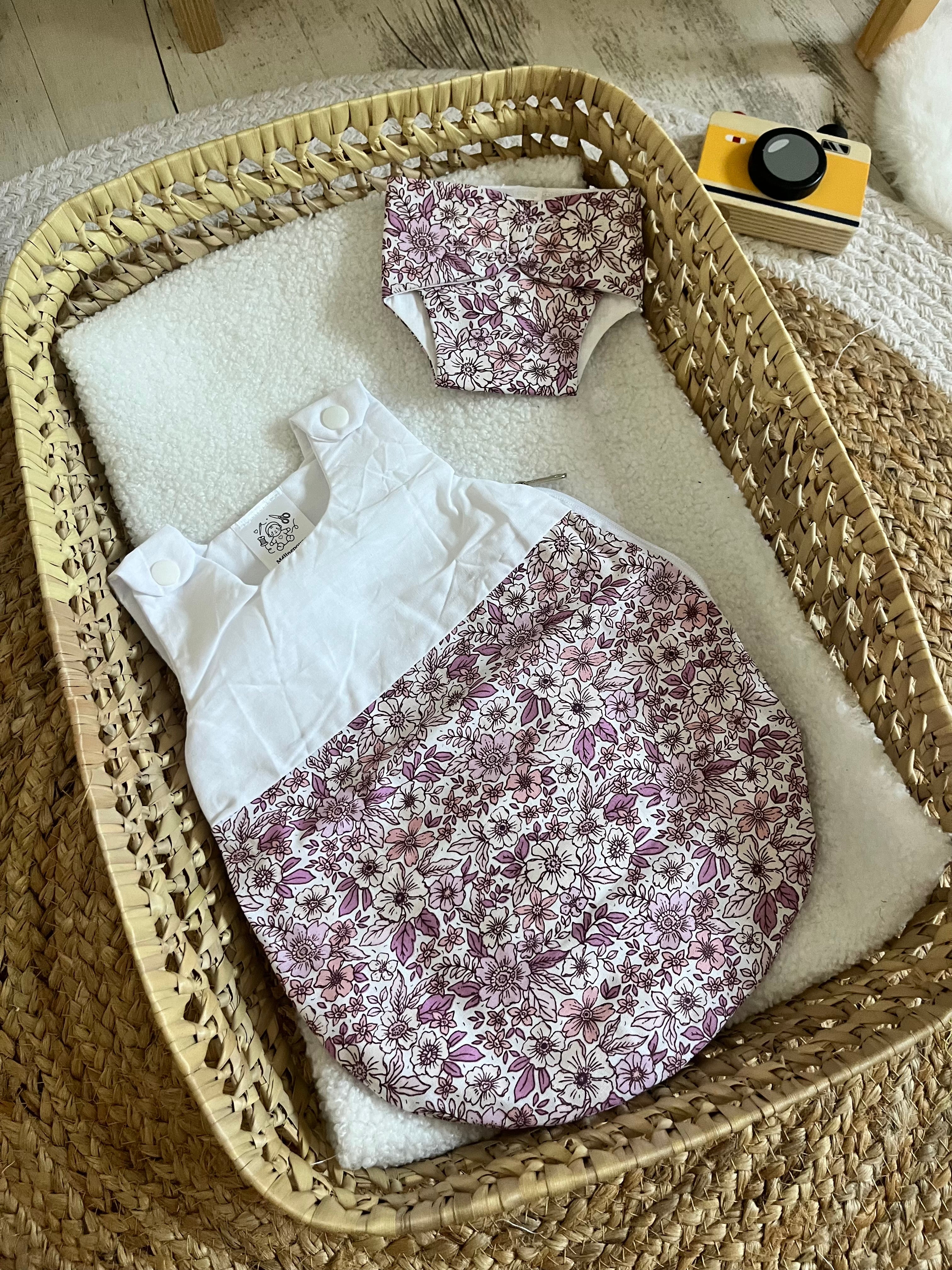 Gigoteuse + couche violet