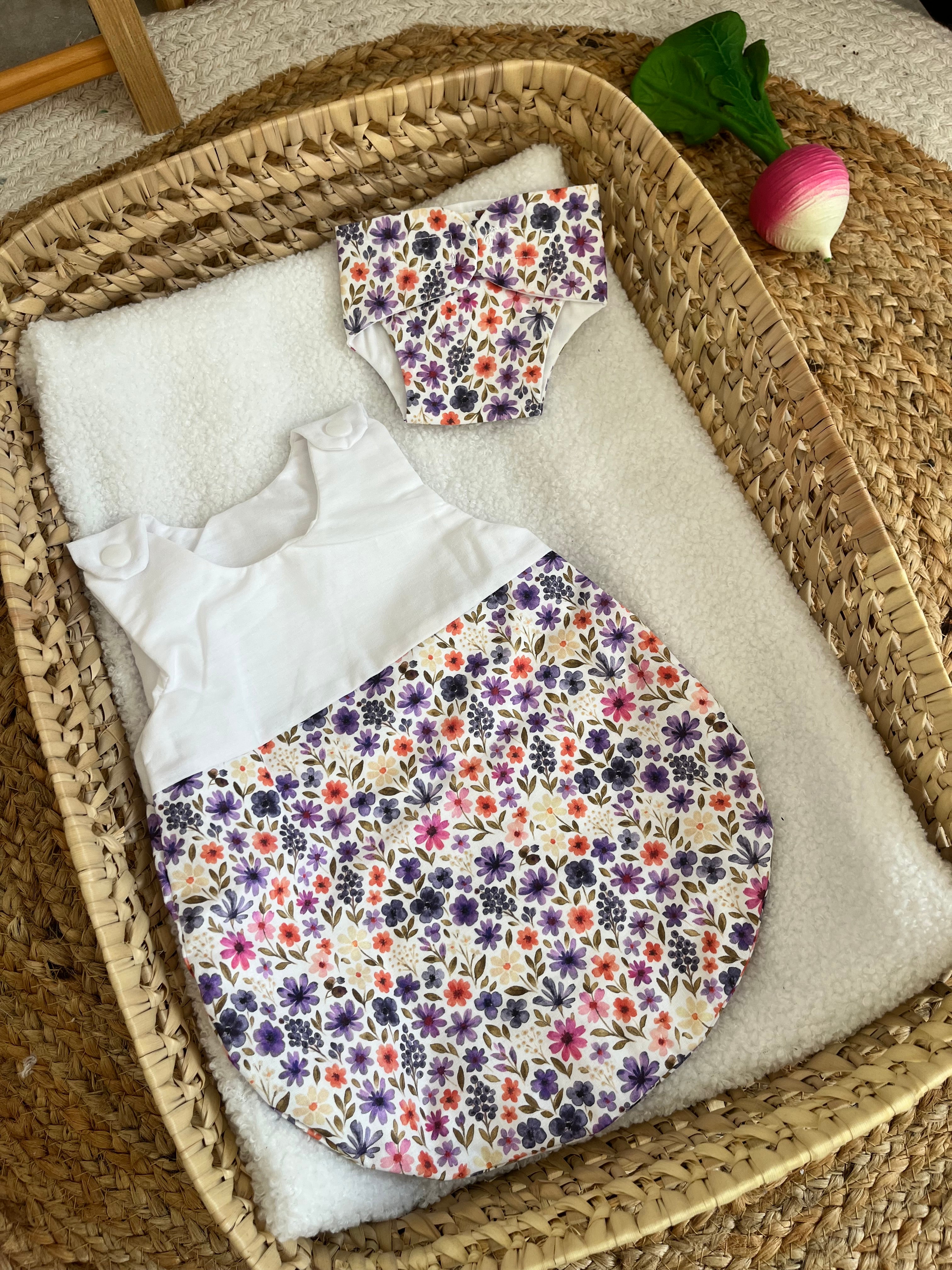Gigoteuse + couche violet