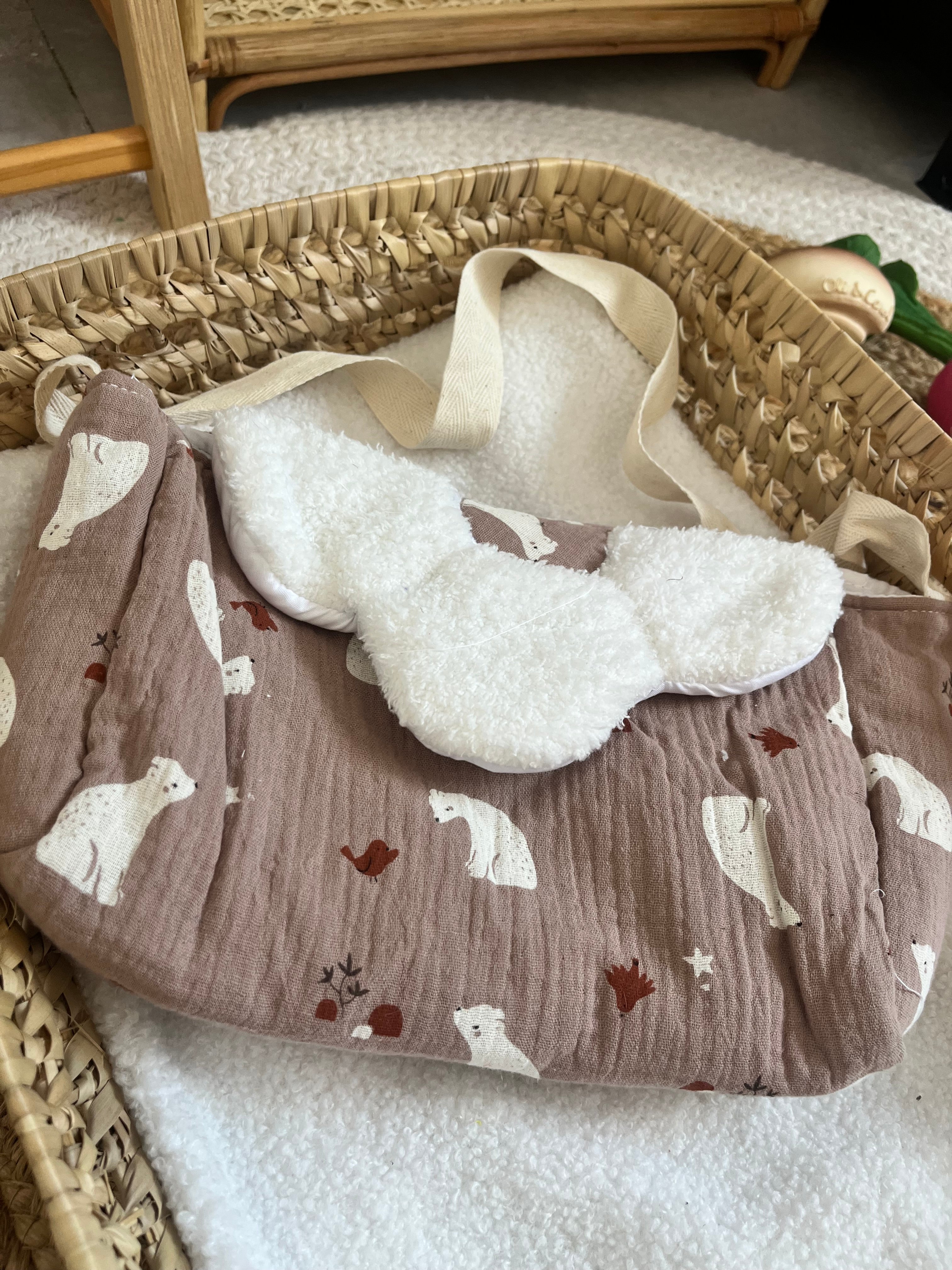 Sac à langer marron
