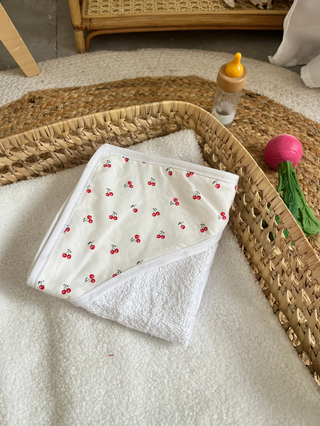 Sortie de bain cerise 🍒