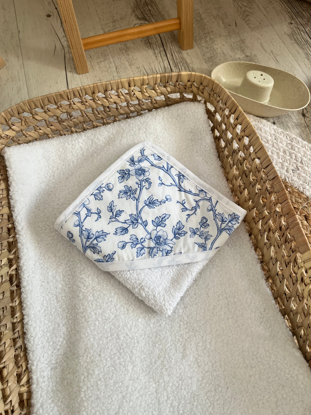 Sortie de bain bleu