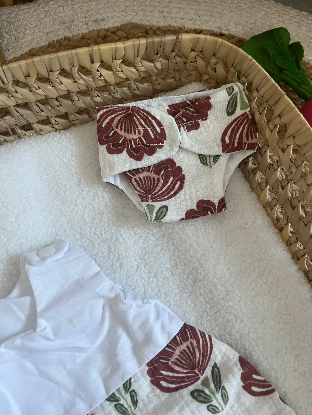 Gigoteuse + couche fleur