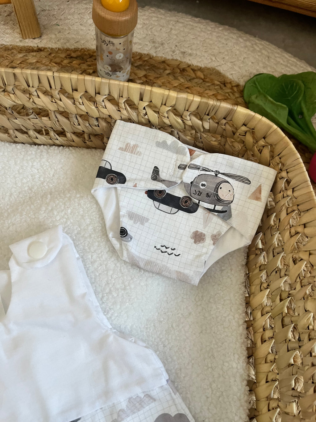 Gigoteuse + couche véhicule