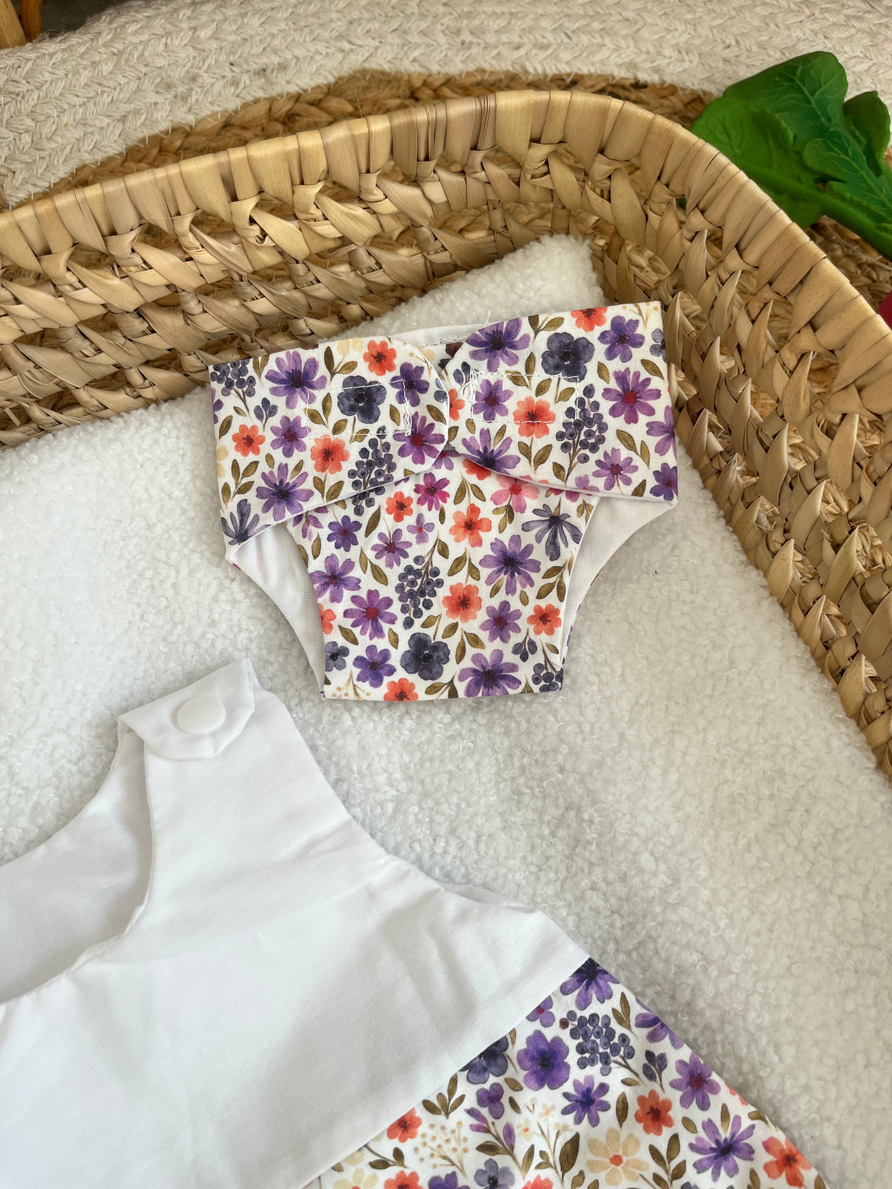 Gigoteuse + couche violet