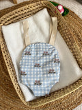 Porte bébé /poupée bleu
