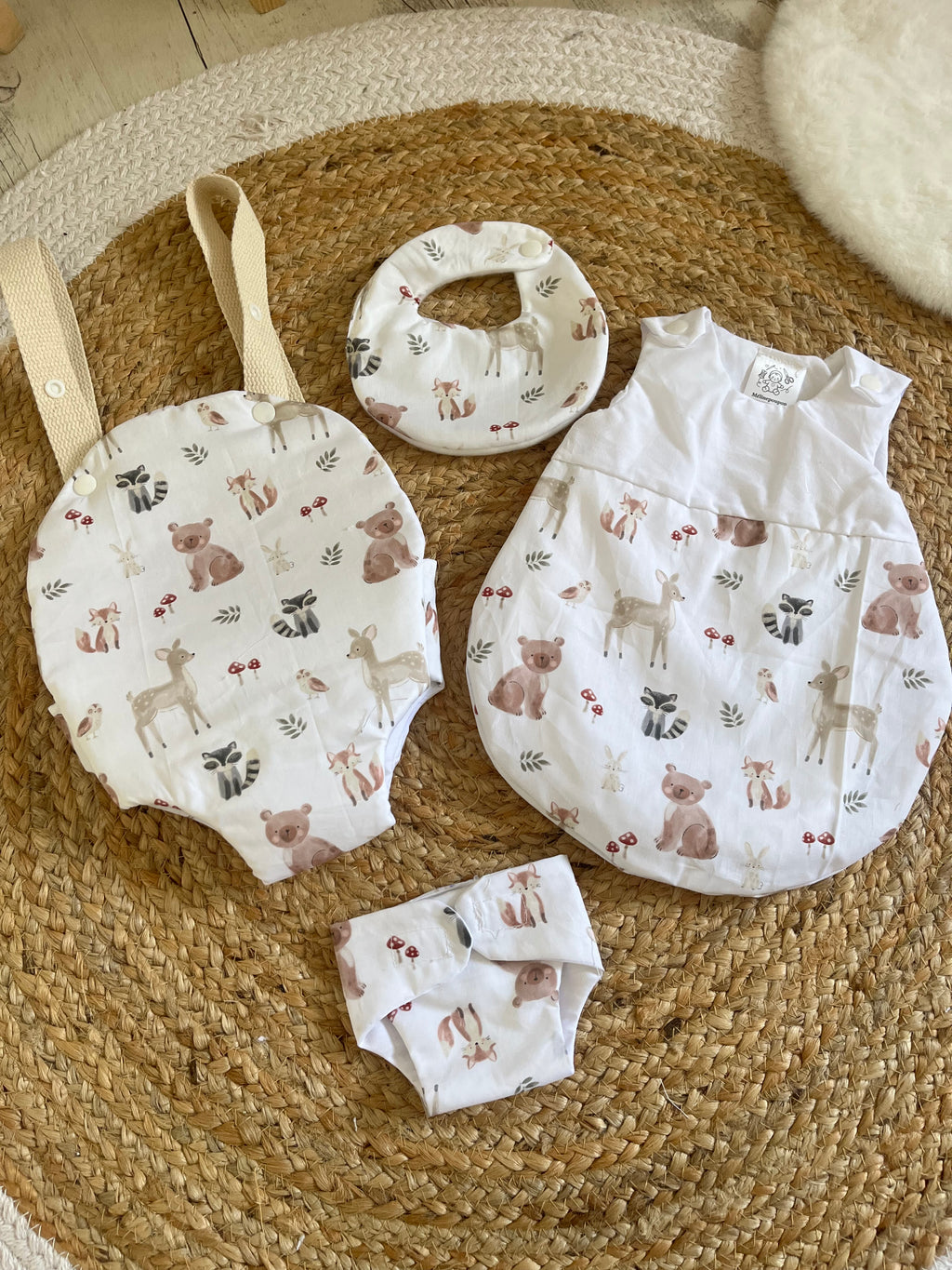 Ensemble pour poupée animaux forêt 🌳