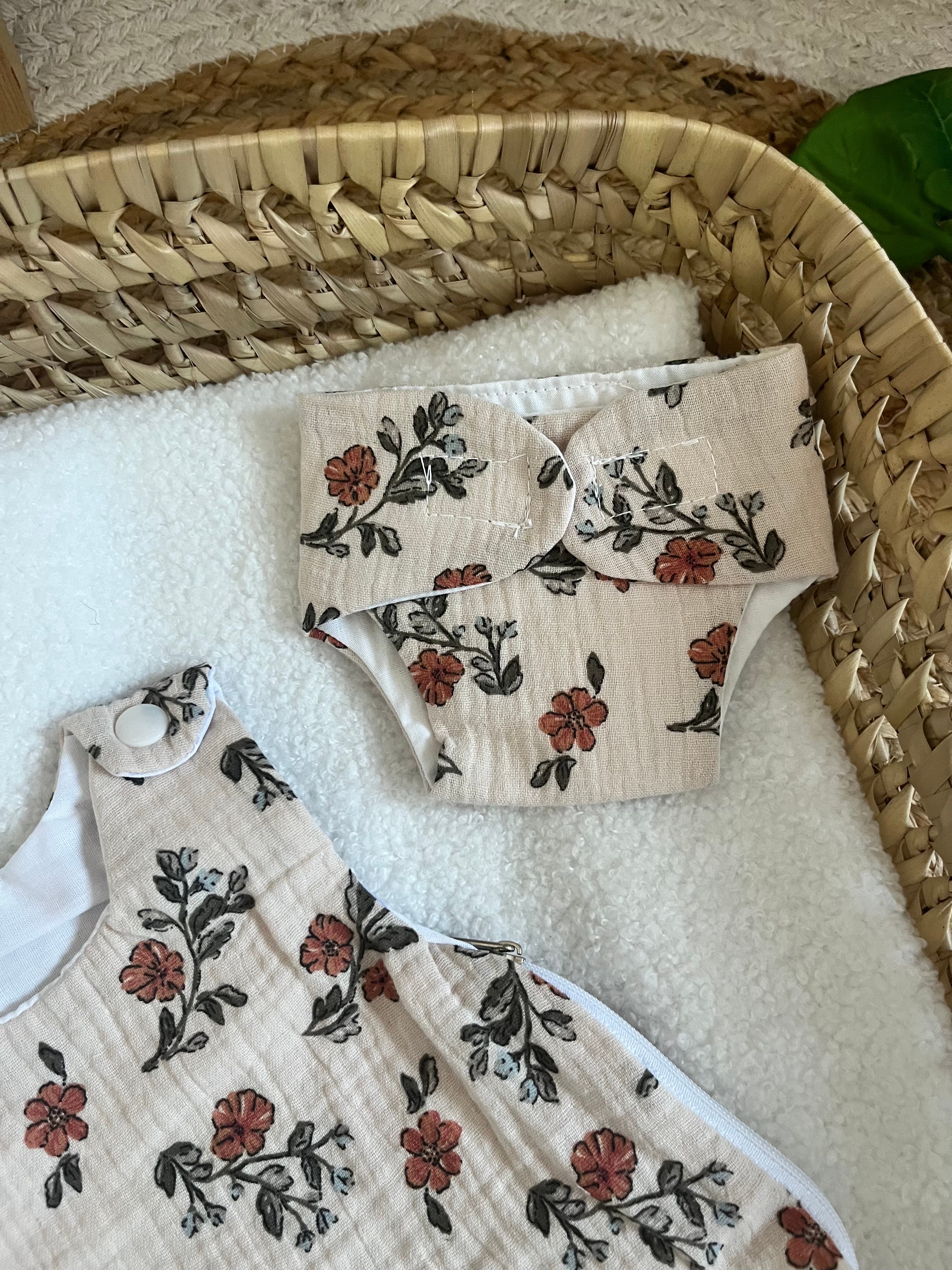 Gigoteuse + couche beige