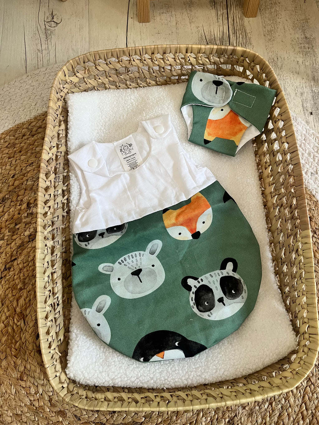 Gigoteuse + couche animaux