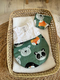 Gigoteuse + couche animaux