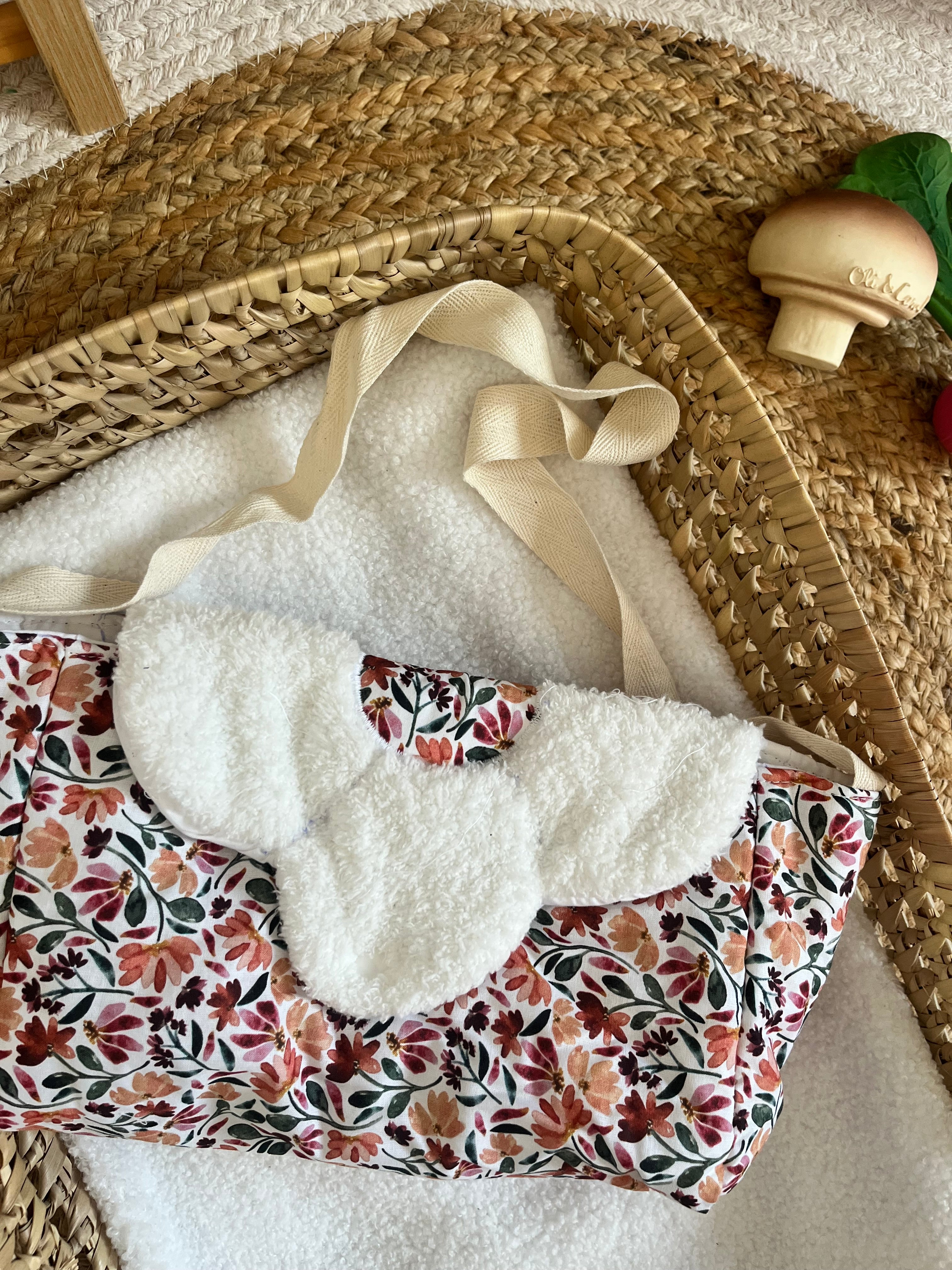 Sac à langer fleurs