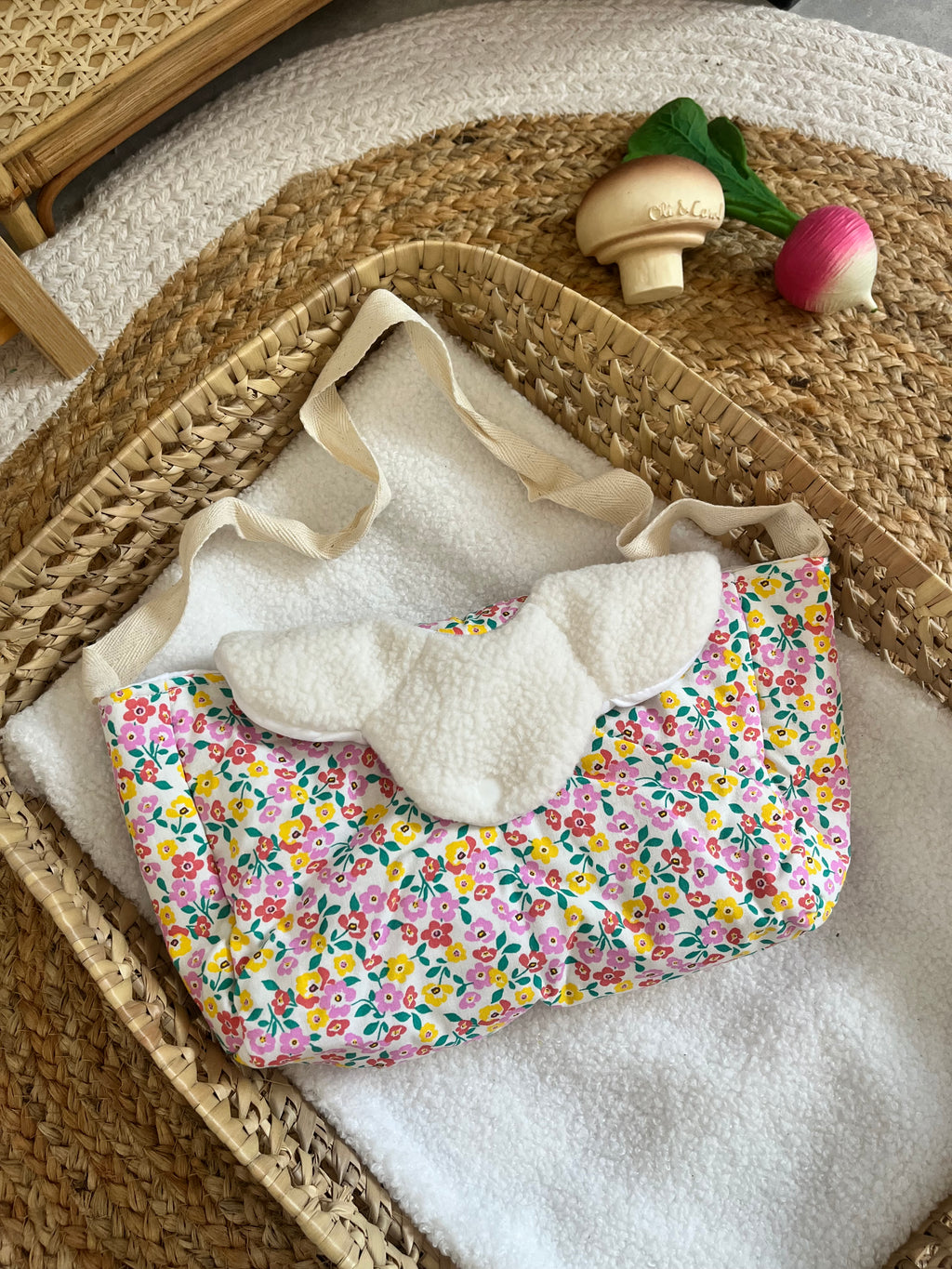 Sac à langer fleurs