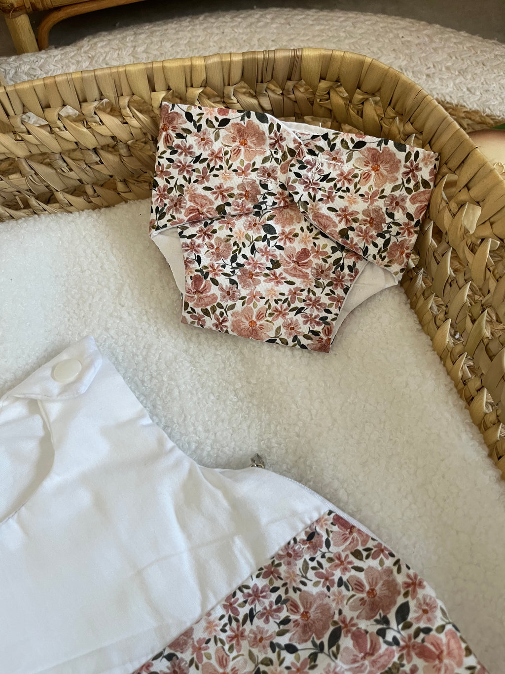 Gigoteuse + couche fleur