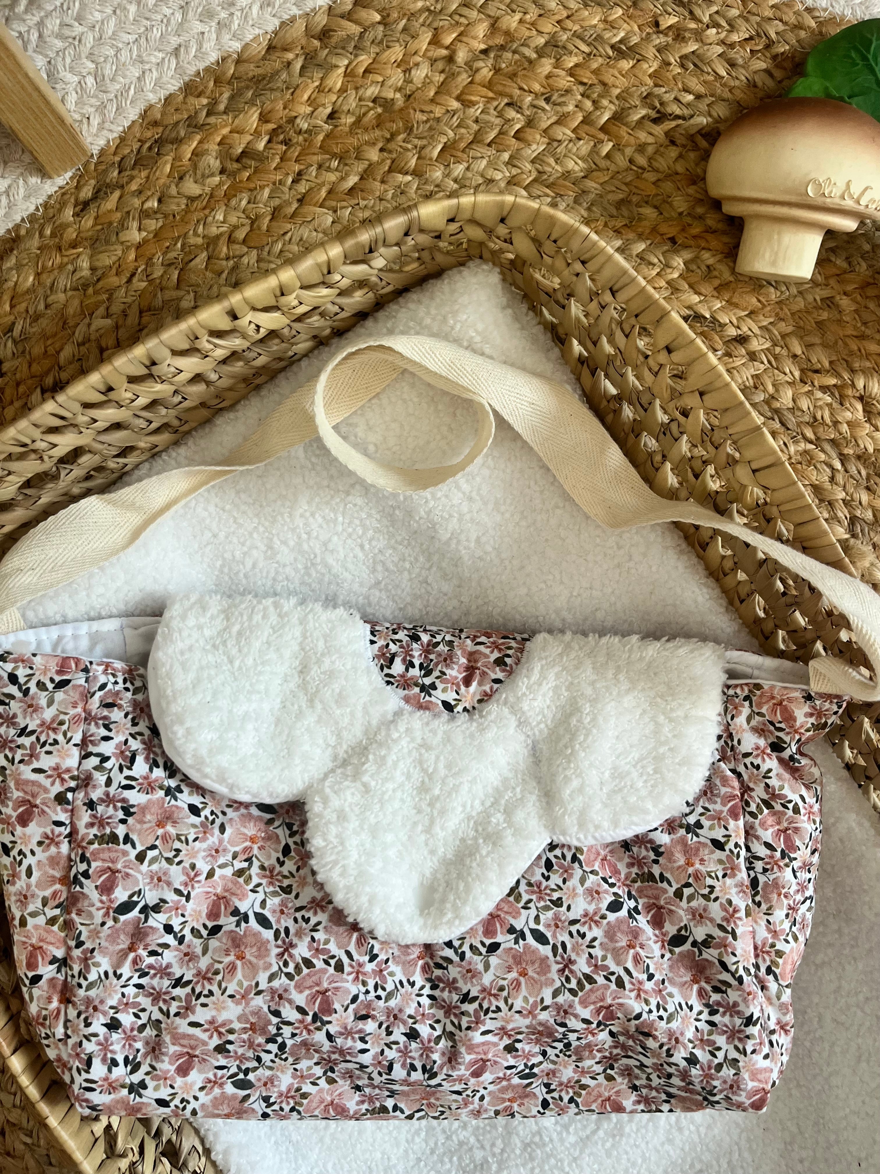 Sac à langer fleurs