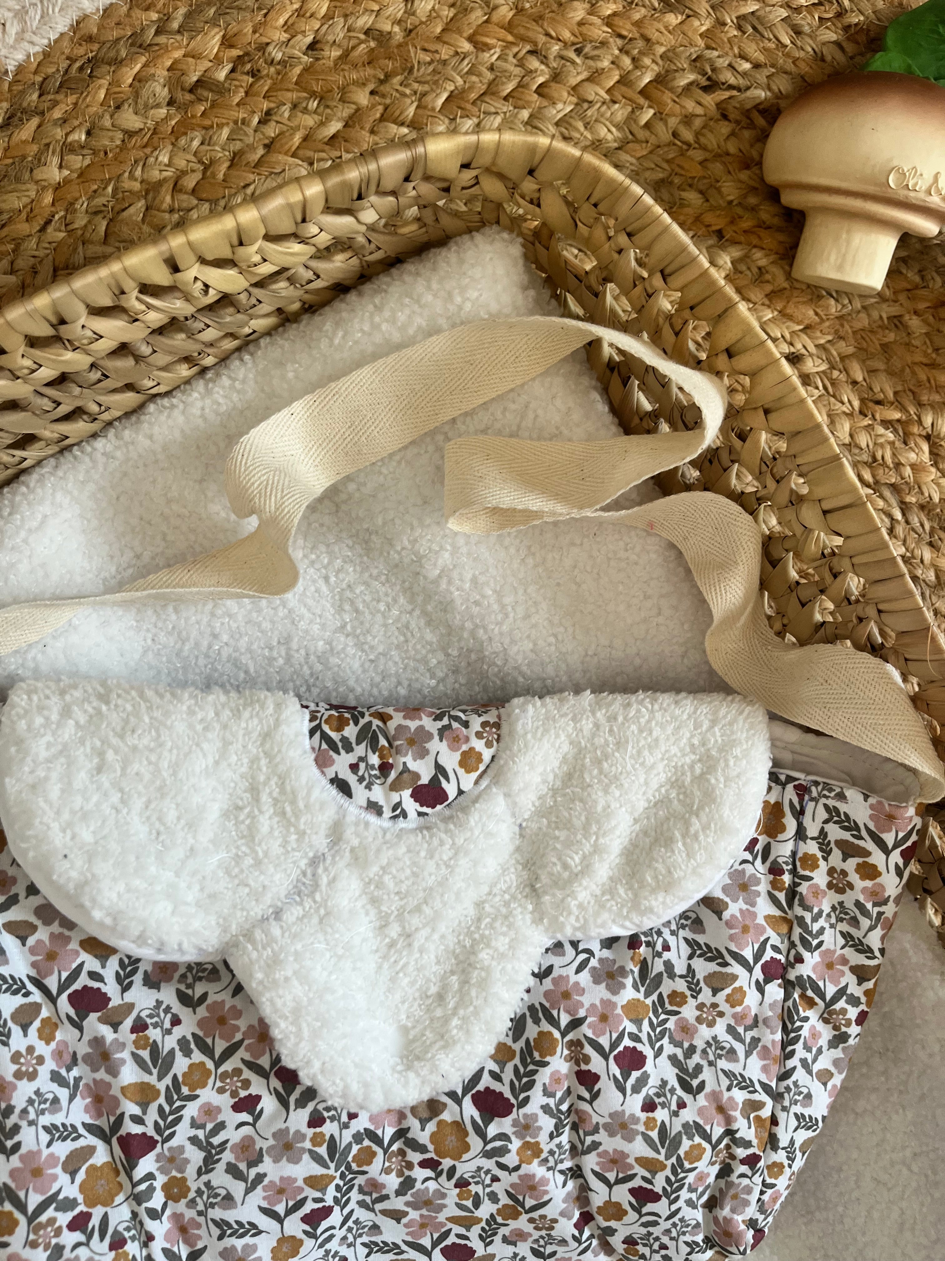 Sac à langer fleurs
