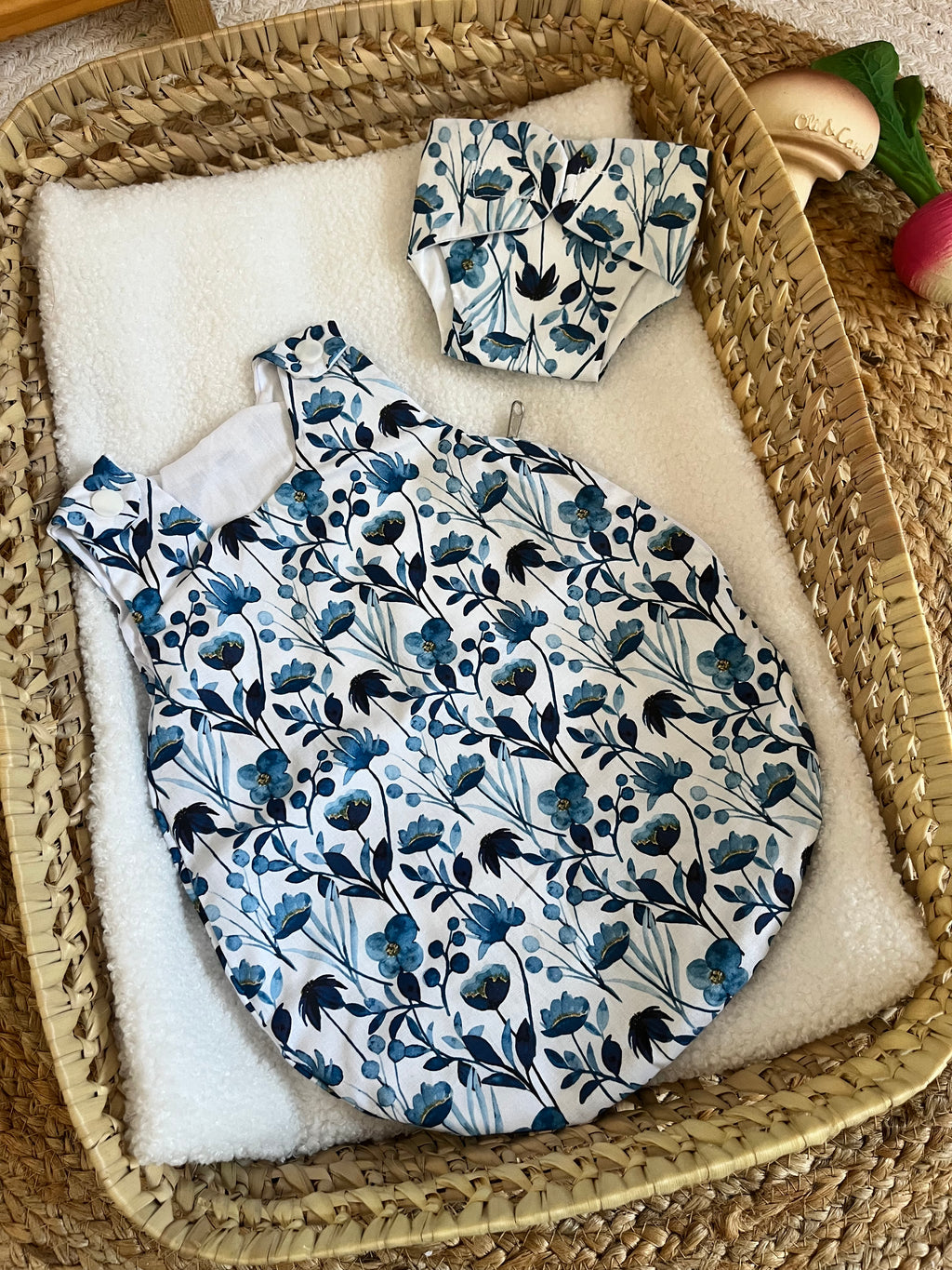 Gigoteuse + couche bleu