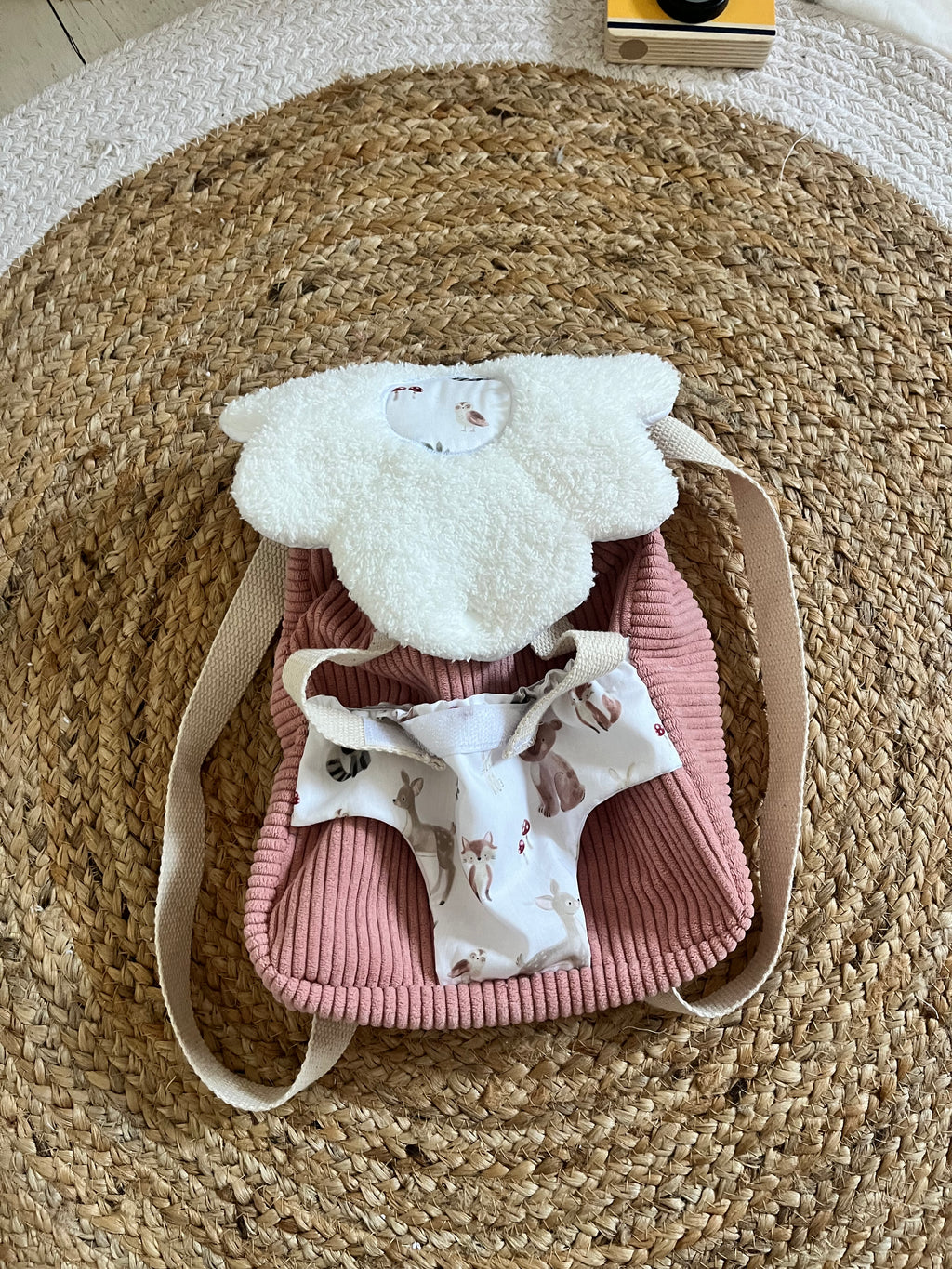 Sac à dos / porte poupée animaux