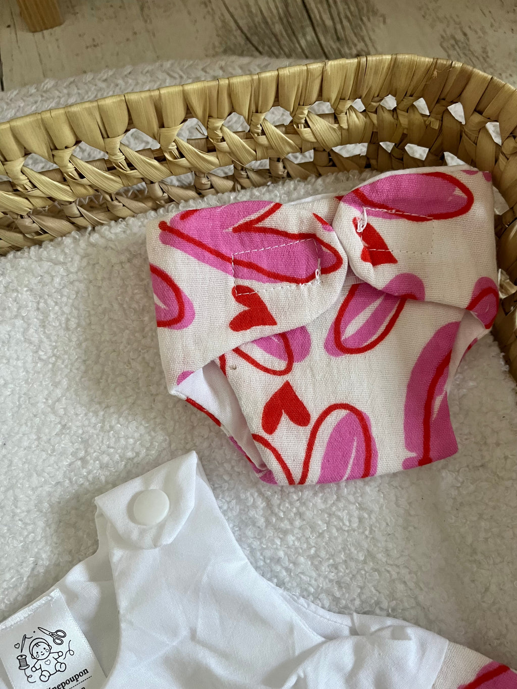 Gigoteuse + couche cœur