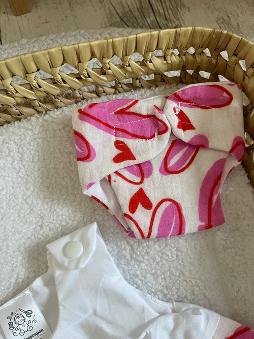 Gigoteuse + couche cœur