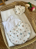 Gigoteuse + couche fleur