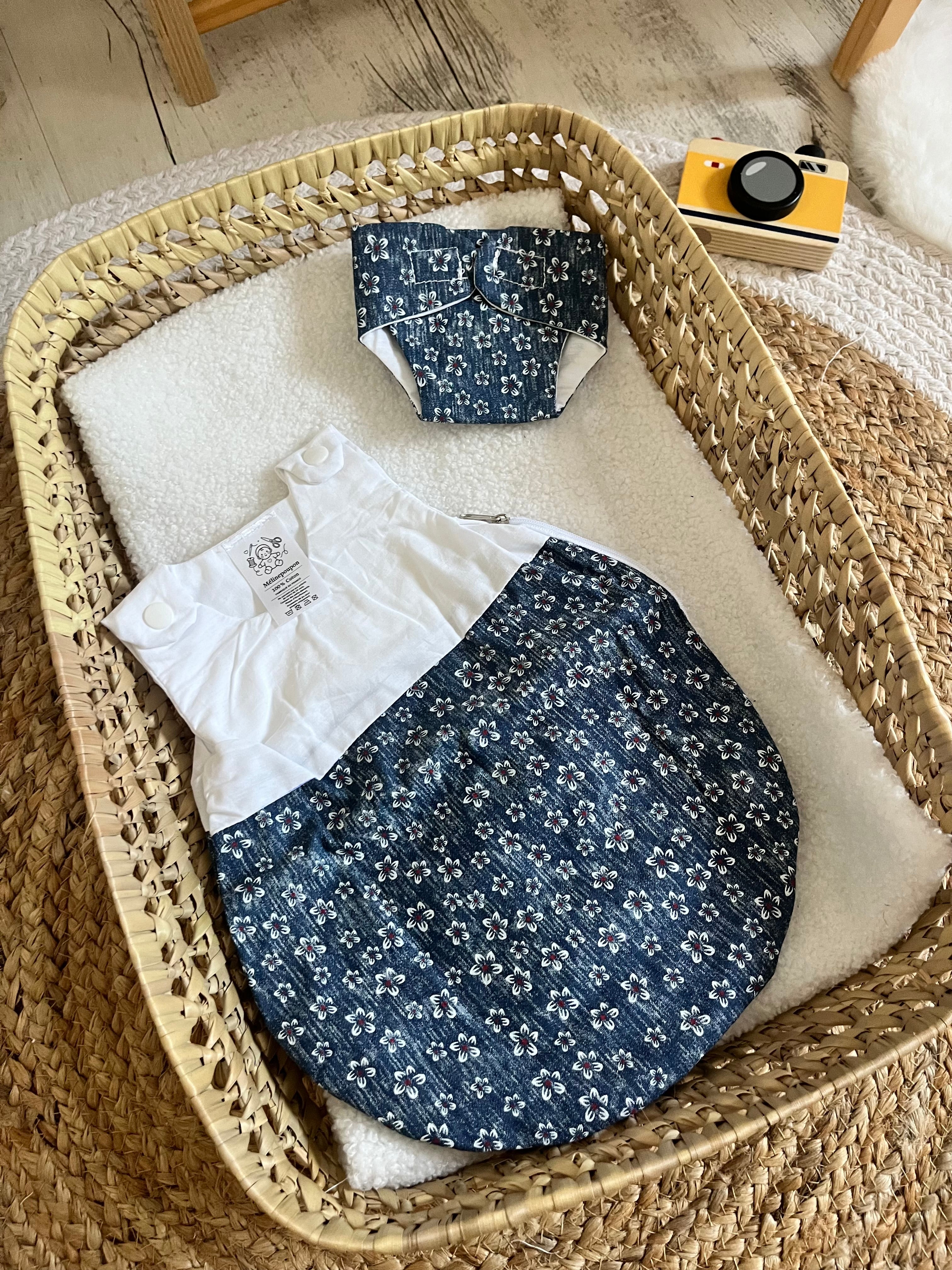Gigoteuse + couche bleu