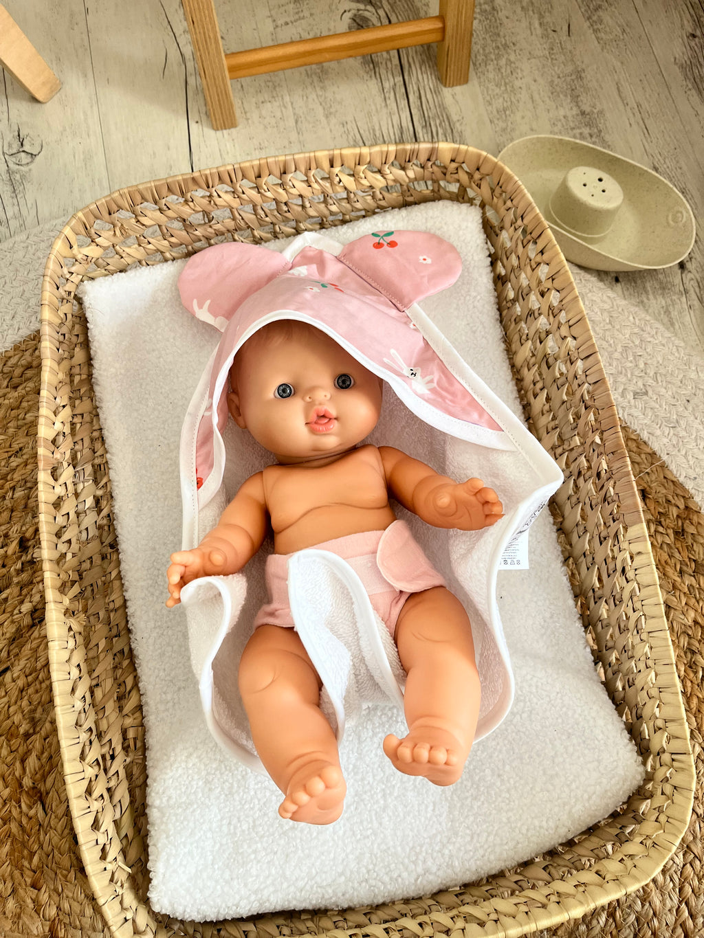 Sortie de bain lapin
