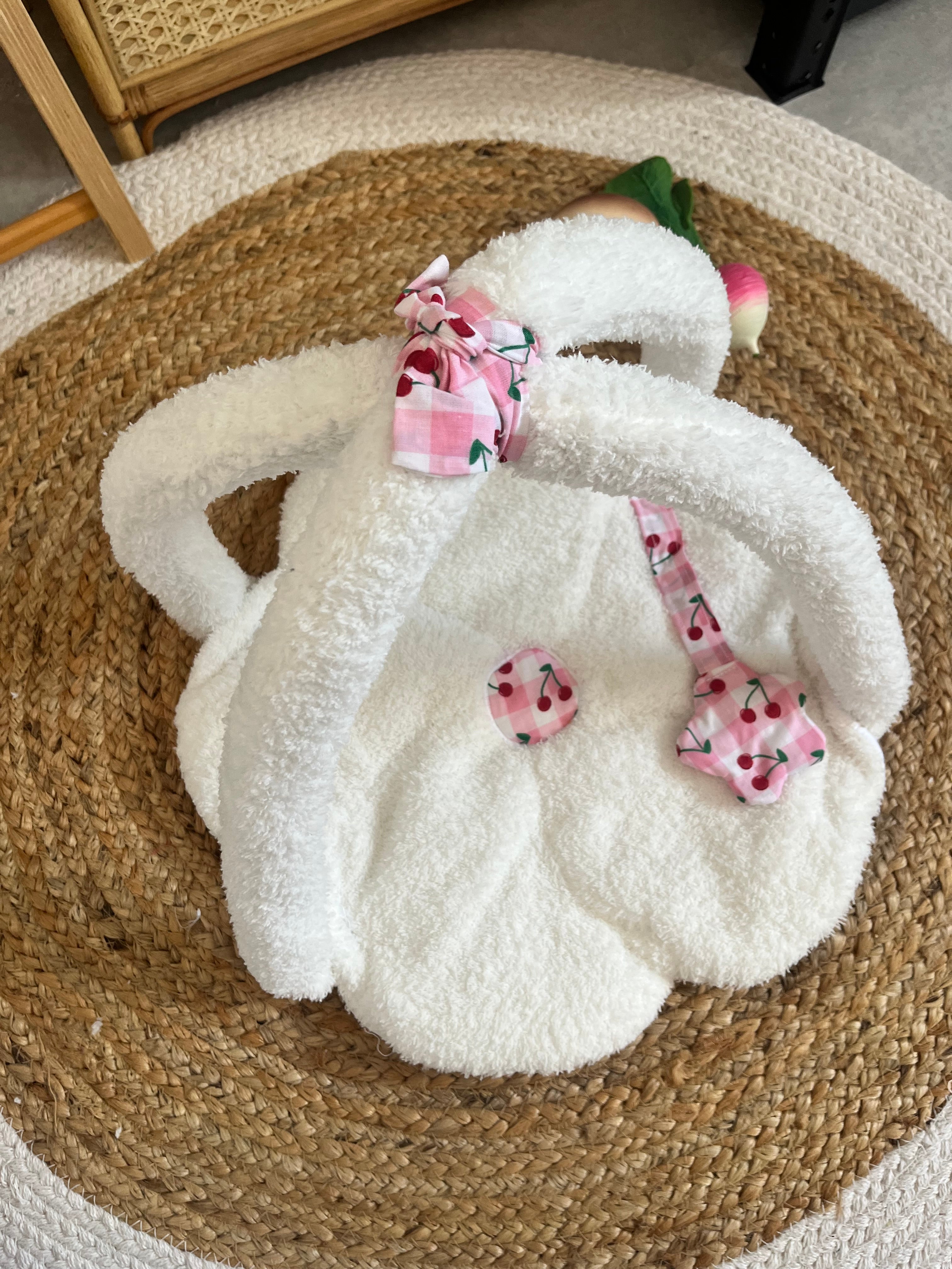 Tapis d’éveil poupée / poupon cerise 🍒