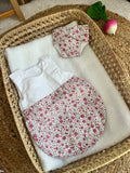 Gigoteuse + couche fleur