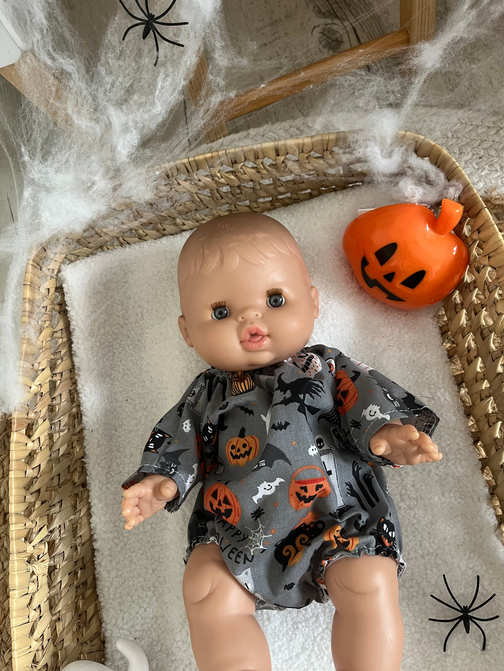 Barboteuse Halloween pour poupée 🎃👻