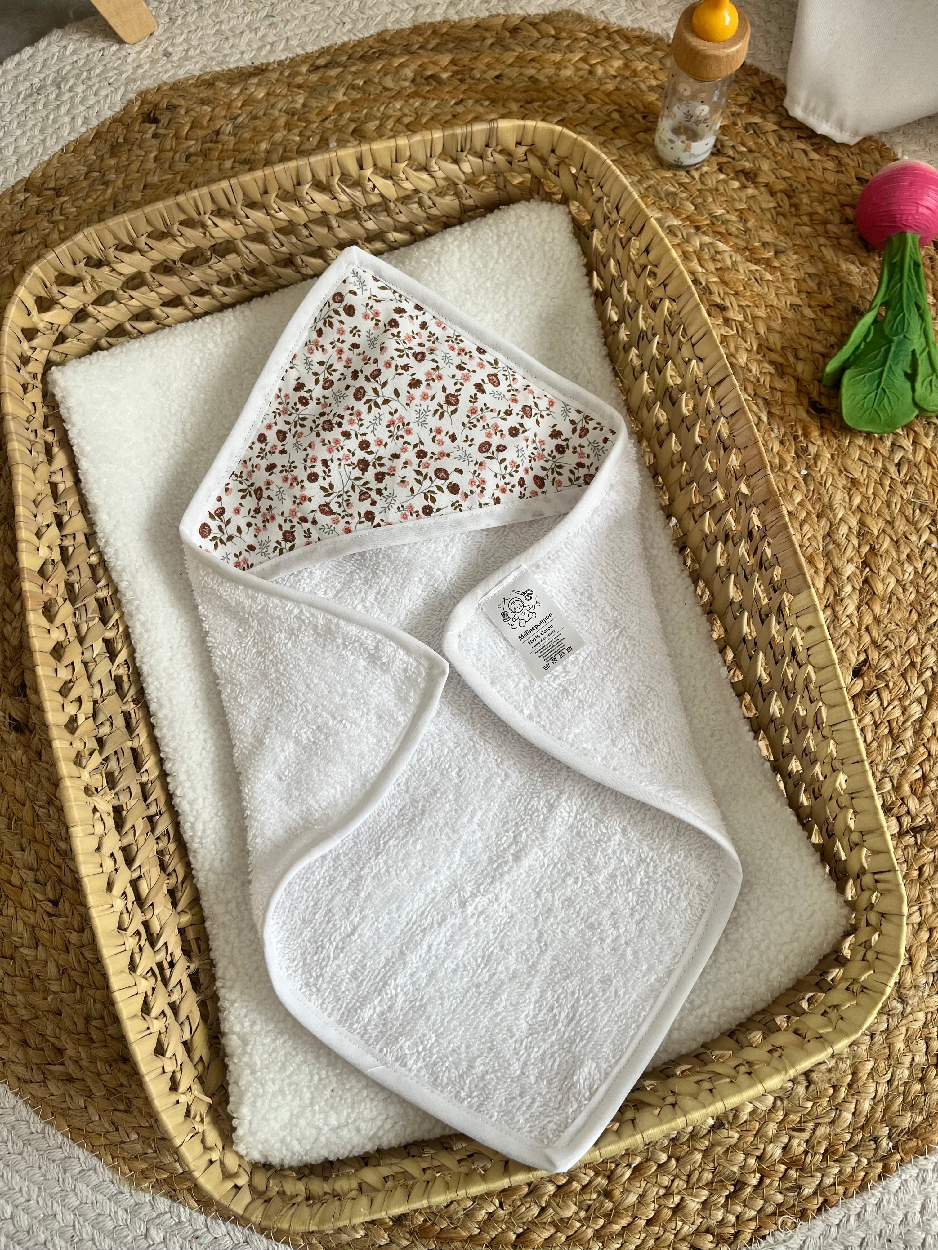 Sortie de bain fleurs
