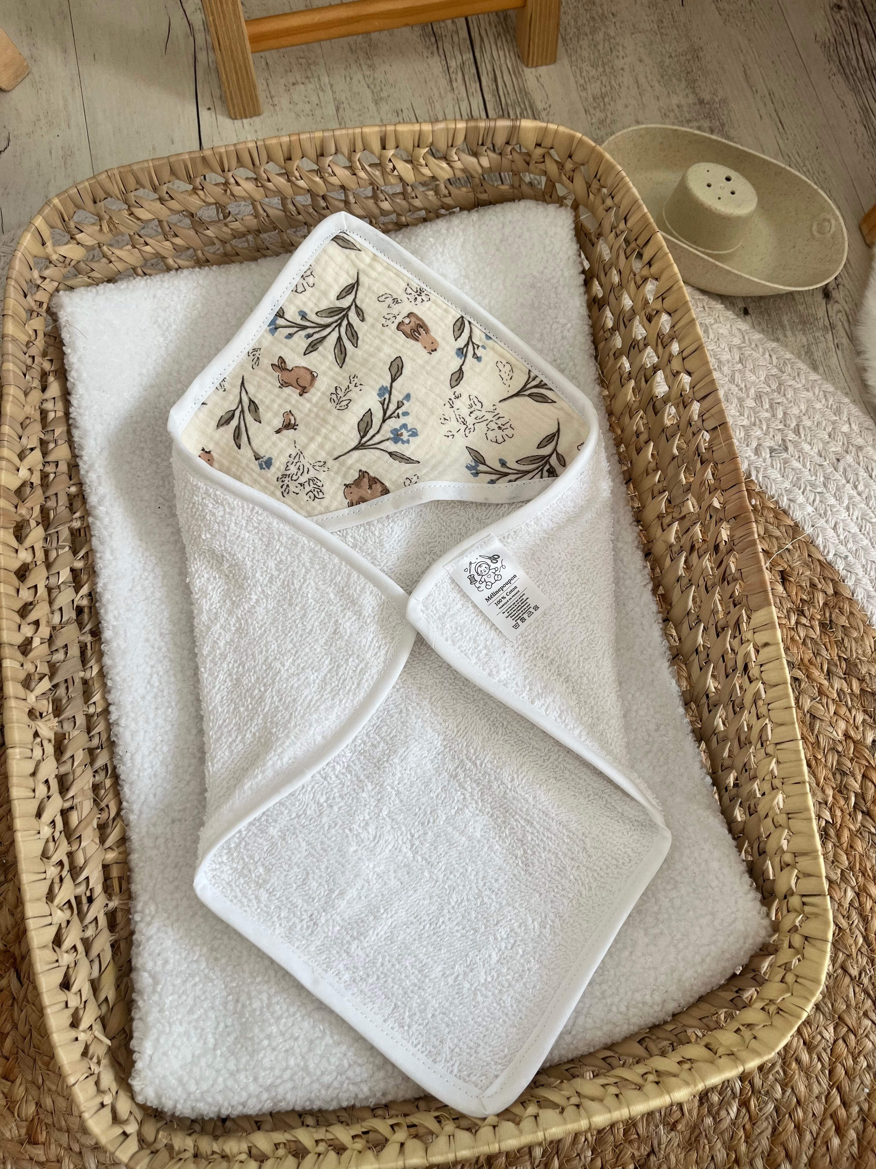 Sortie de bain lapin