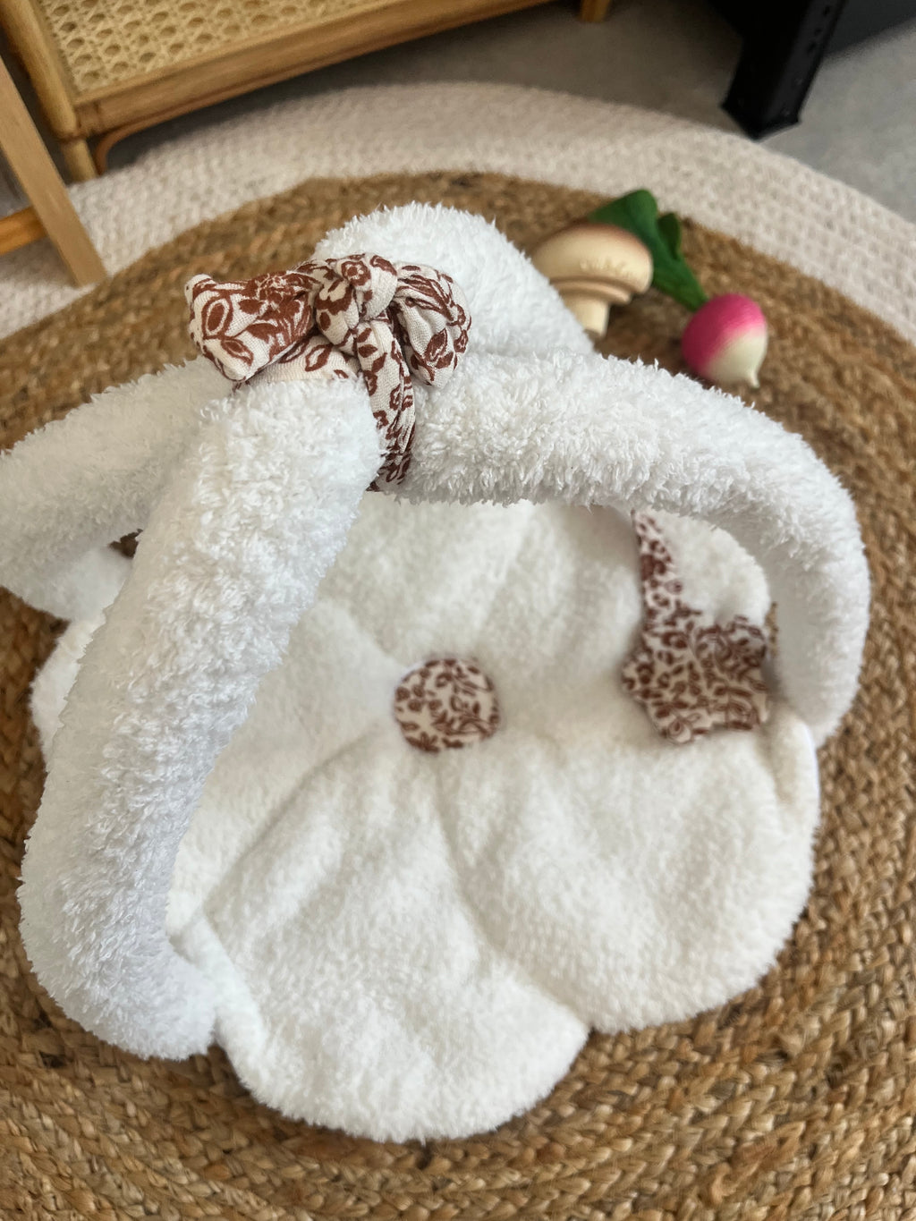 Tapis d’éveil poupée / poupon rose