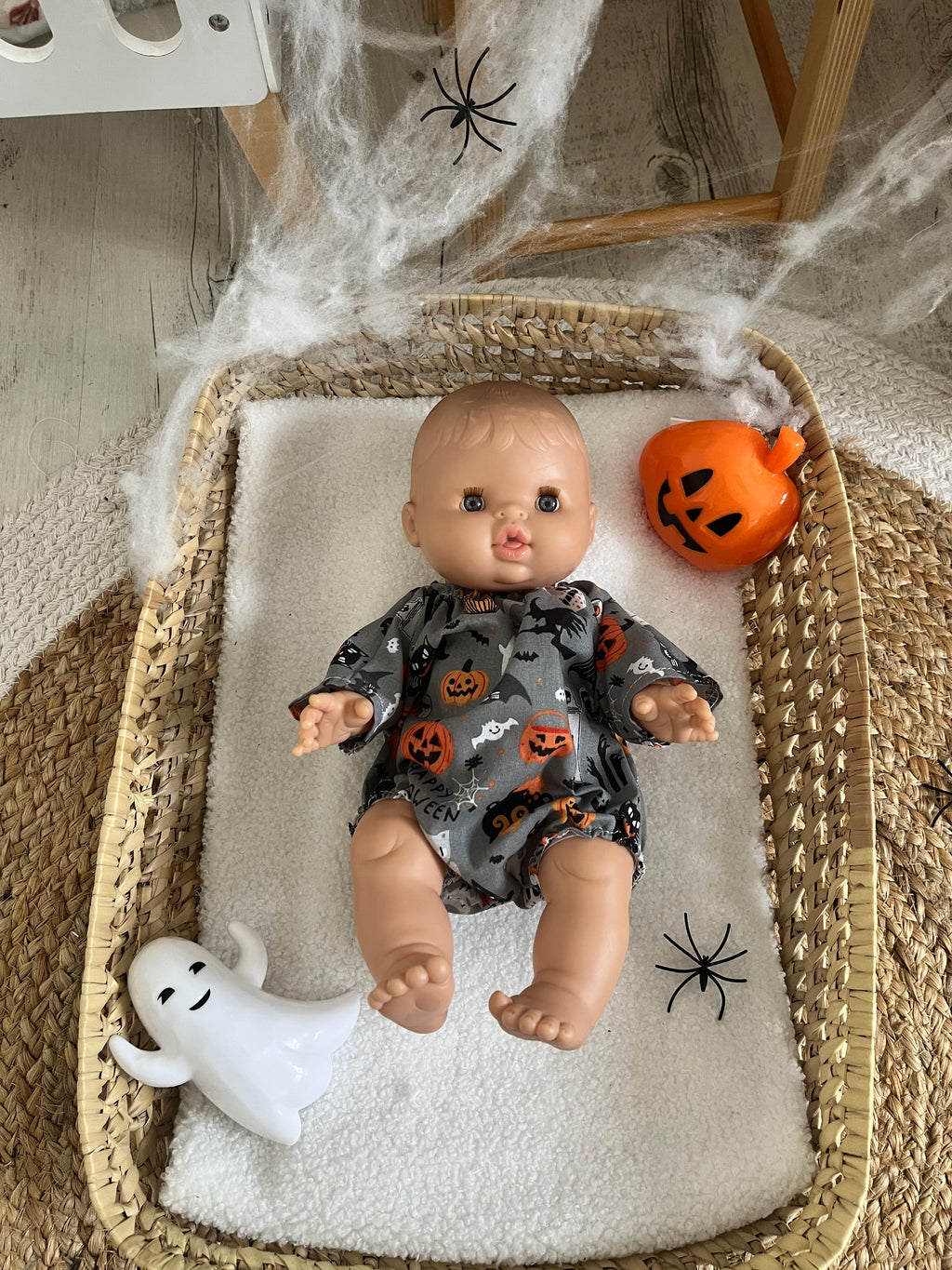 Barboteuse Halloween pour poupée 🎃👻