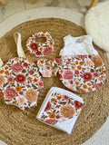 Ensemble pour poupée fleurie