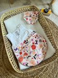 Gigoteuse + couche fleur