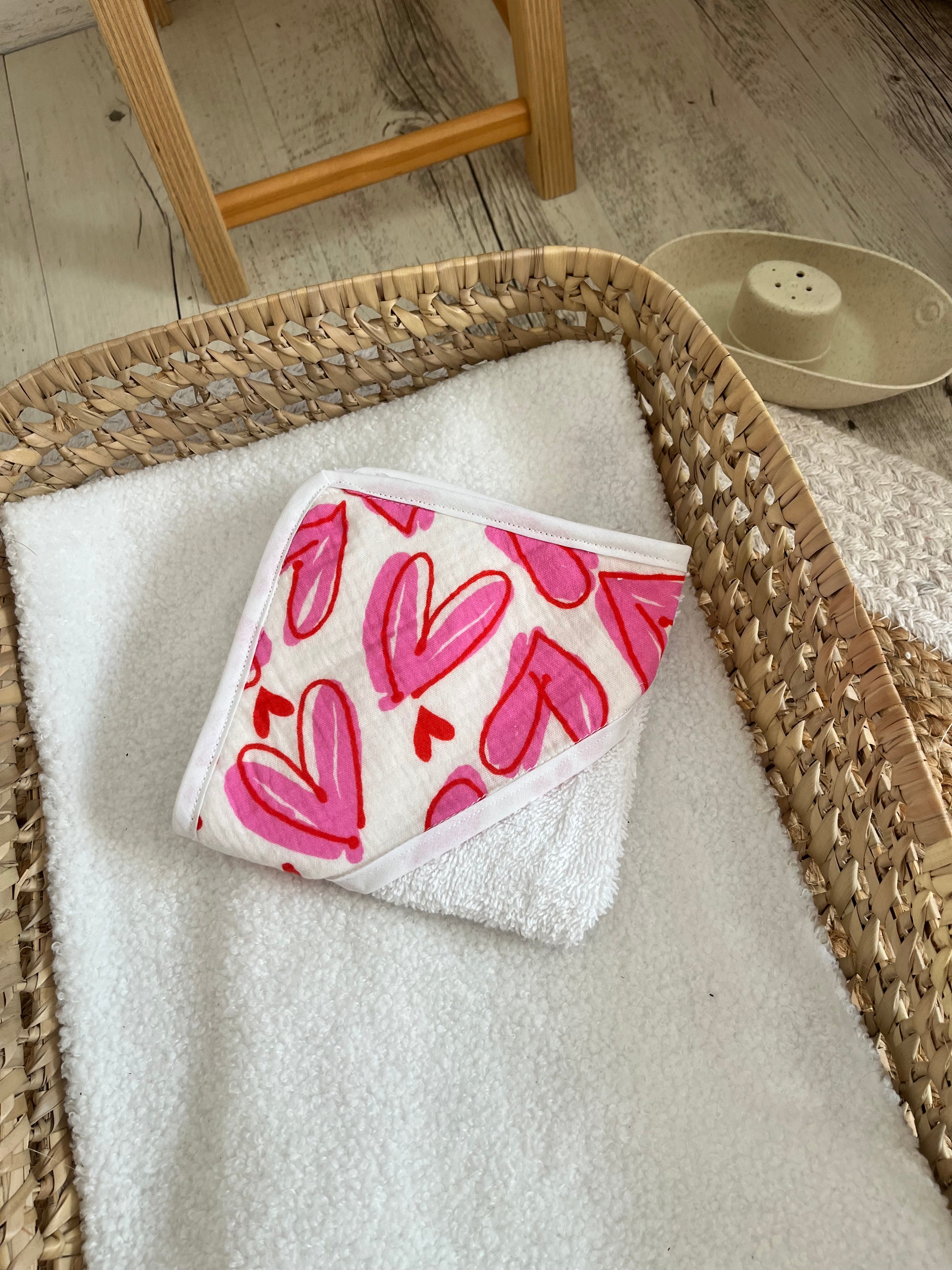 Sortie de bain cœur