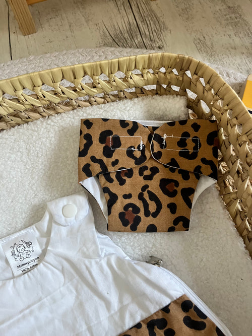 Gigoteuse + couche léopard 🐆