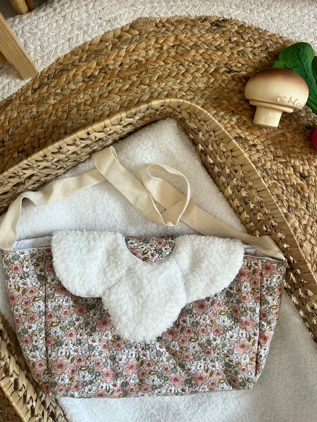 Sac à langer fleurs