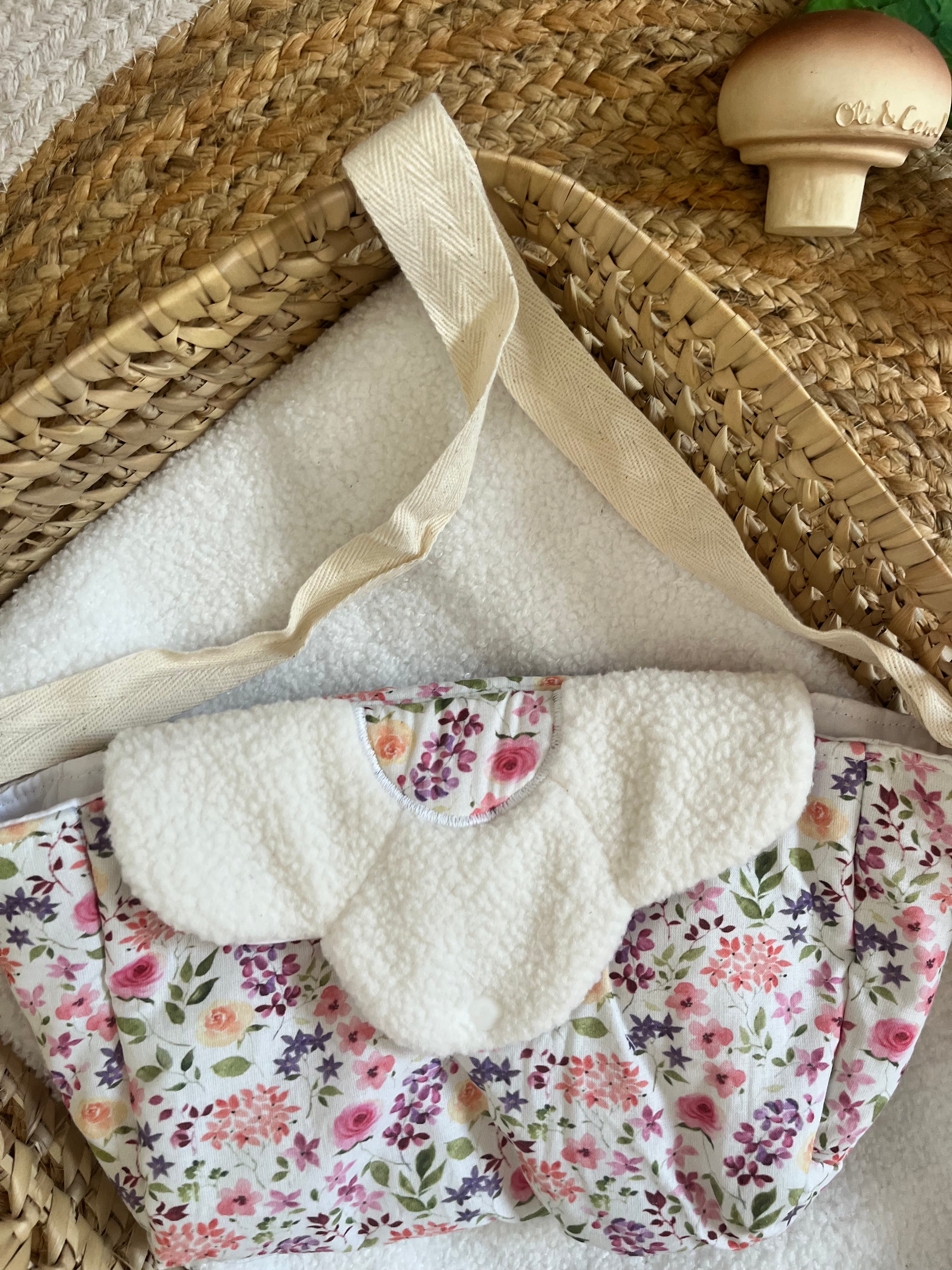 Sac à langer fleurs