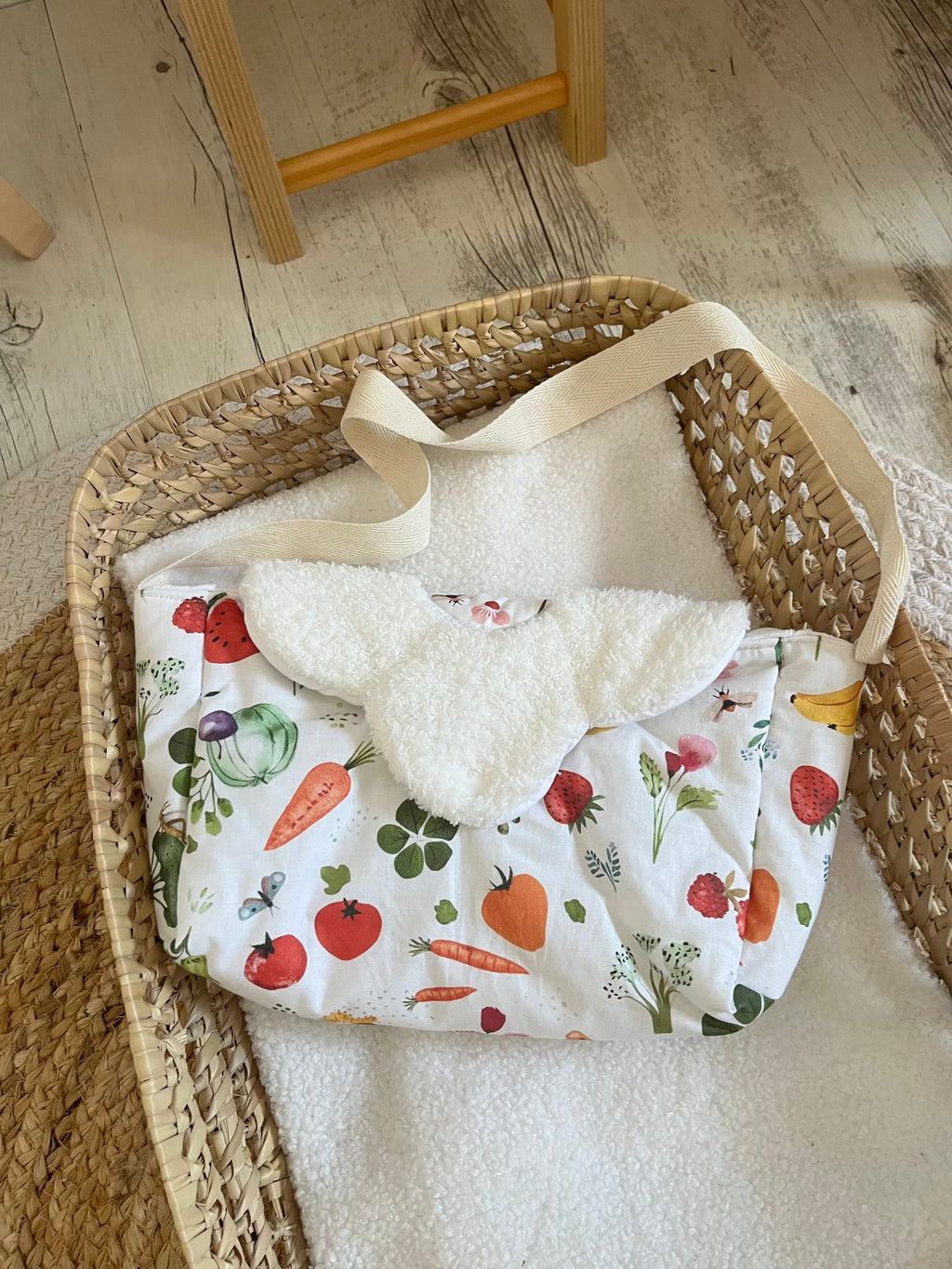 Sac à langer fruits légumes