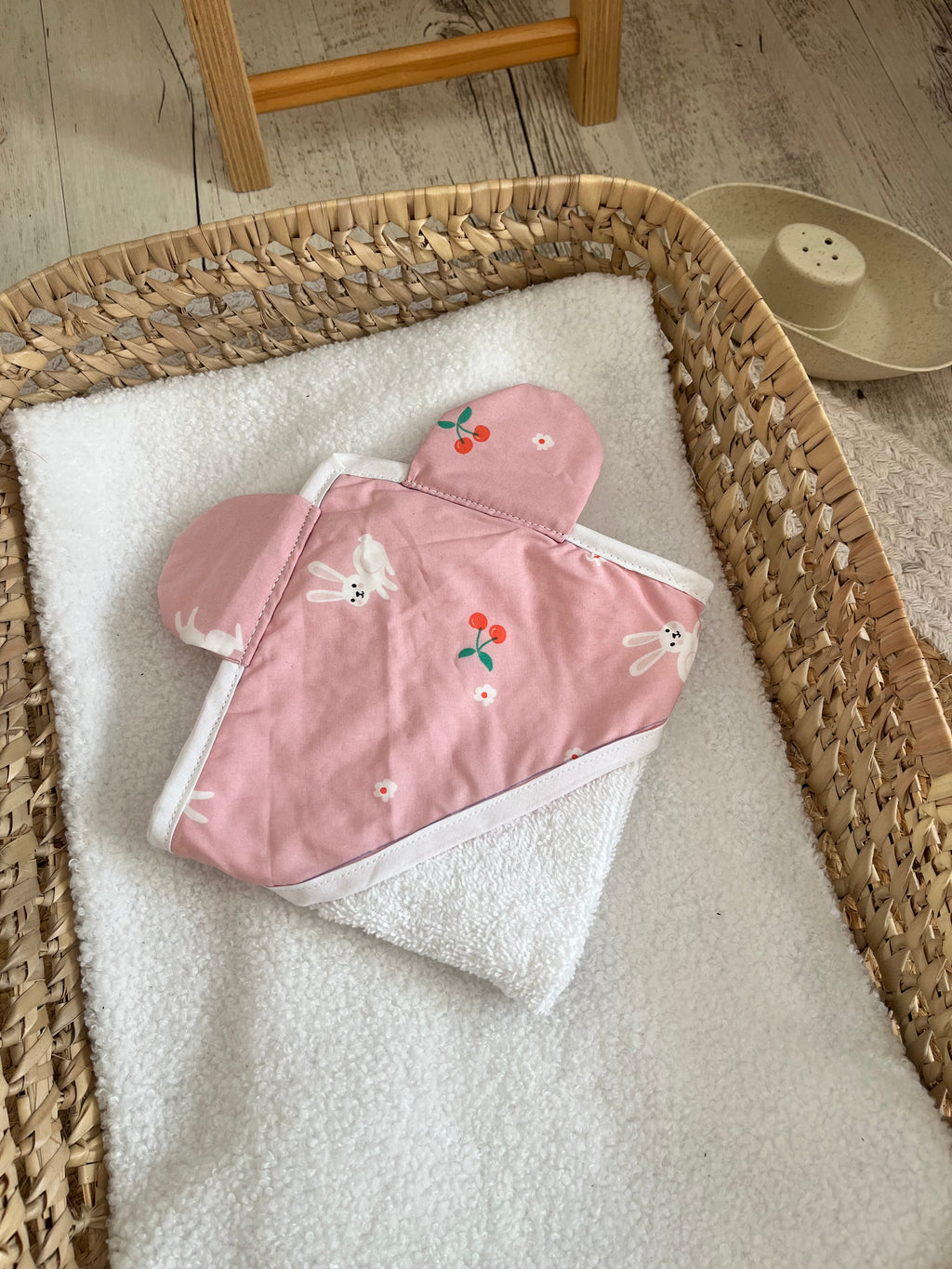 Sortie de bain lapin