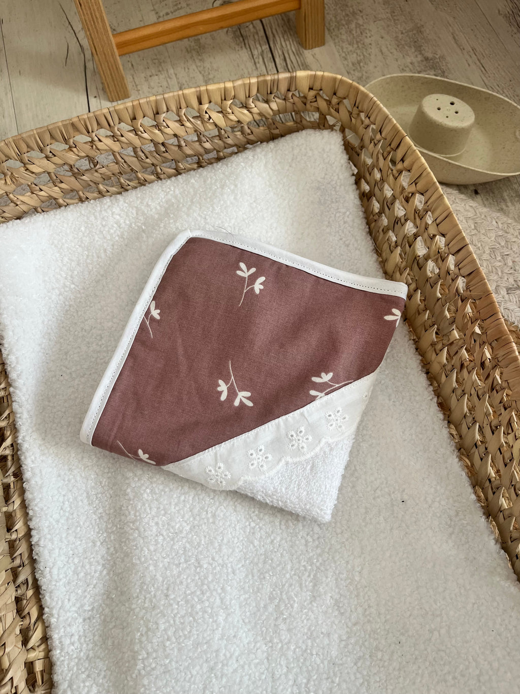 Sortie de bain mauve