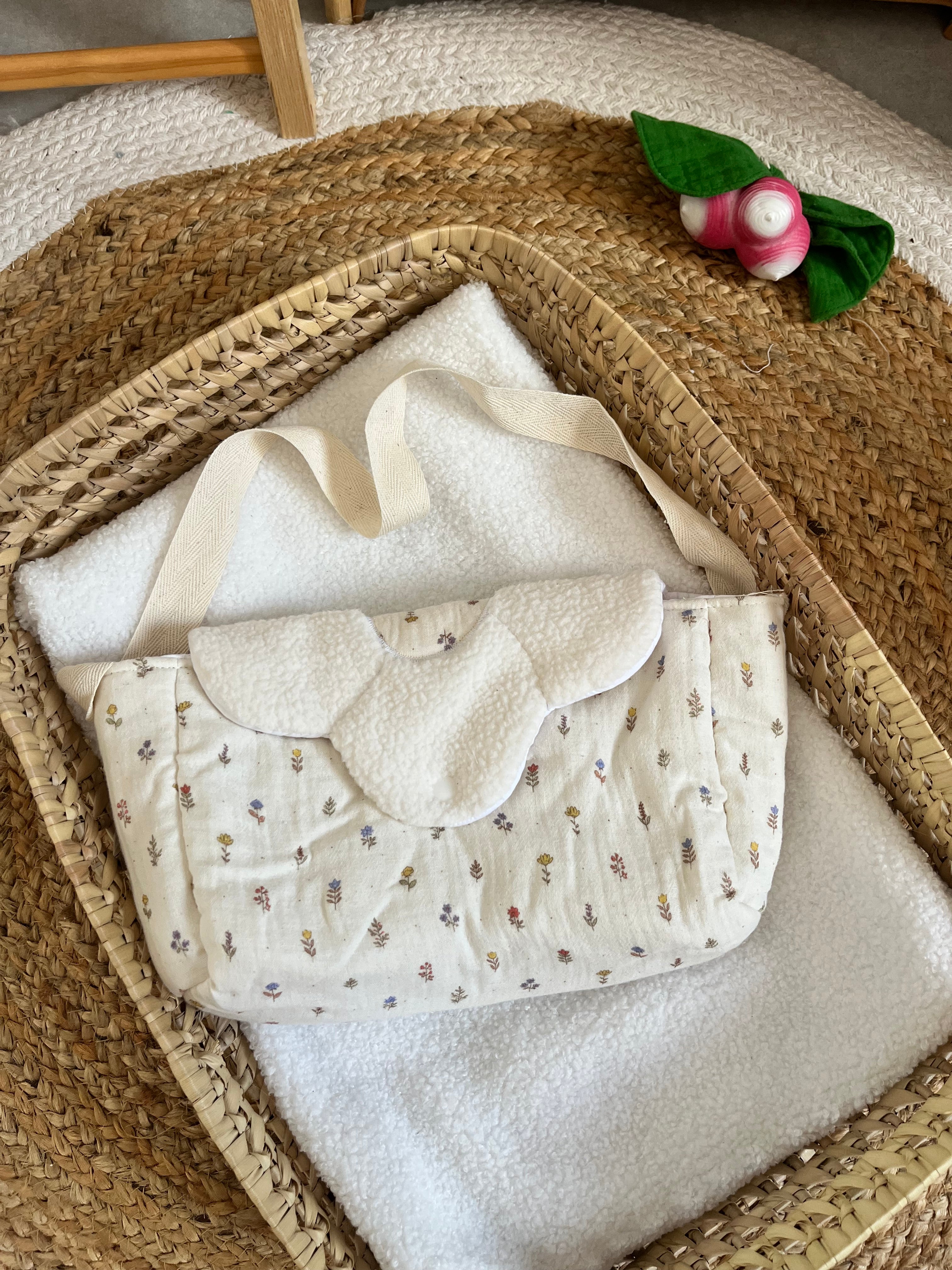 Sac à langer petites fleurs